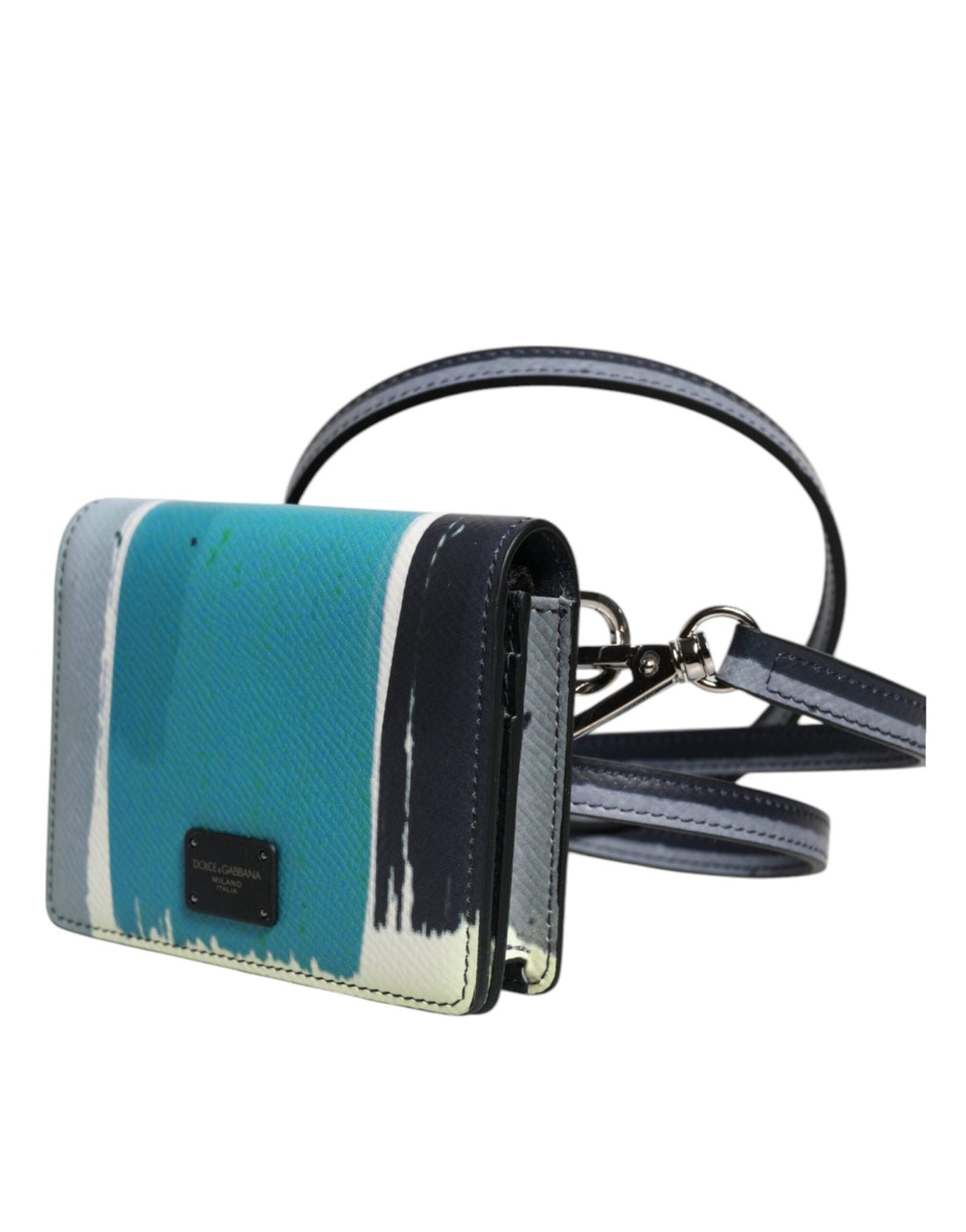 Dolce & Gabbana Multicolor Leather DG Logo Bifold Card Holder Wallet - RIMODA