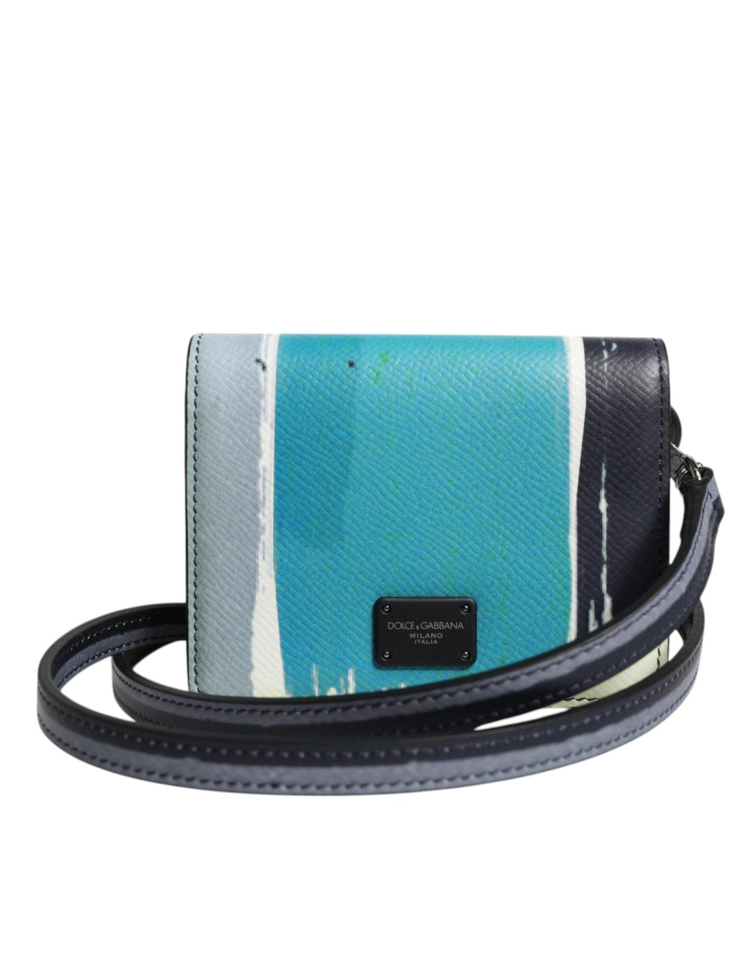 Dolce & Gabbana Multicolor Leather DG Logo Bifold Card Holder Wallet - RIMODA