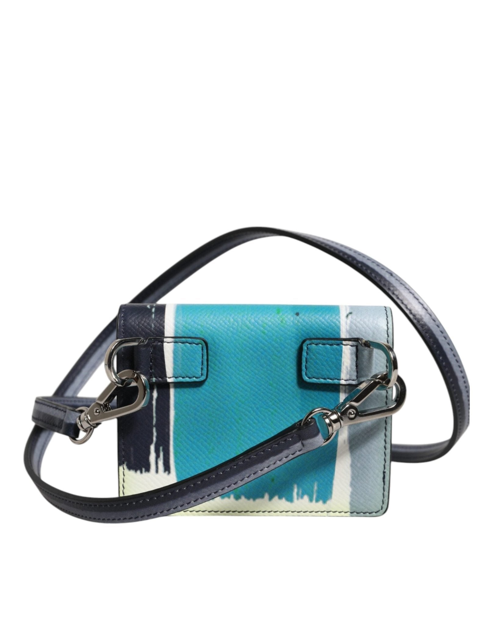 Dolce & Gabbana Multicolor Leather DG Logo Bifold Card Holder Wallet - RIMODA