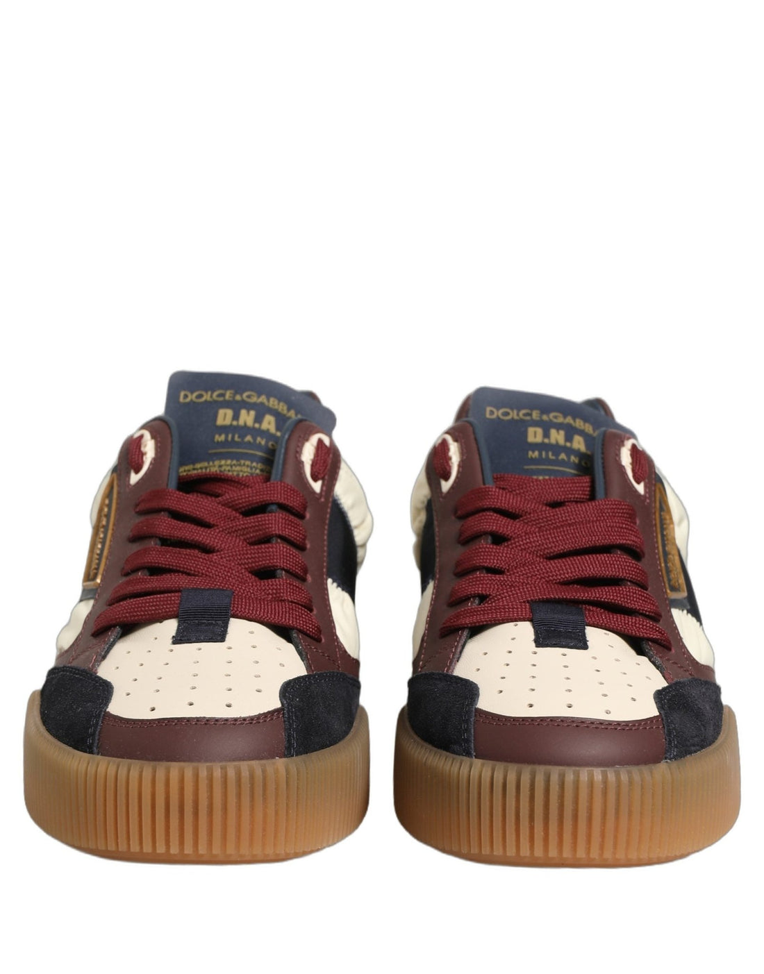 Dolce & Gabbana Multicolor Leather MIAMI Low Top Sneakers Shoes - RIMODA