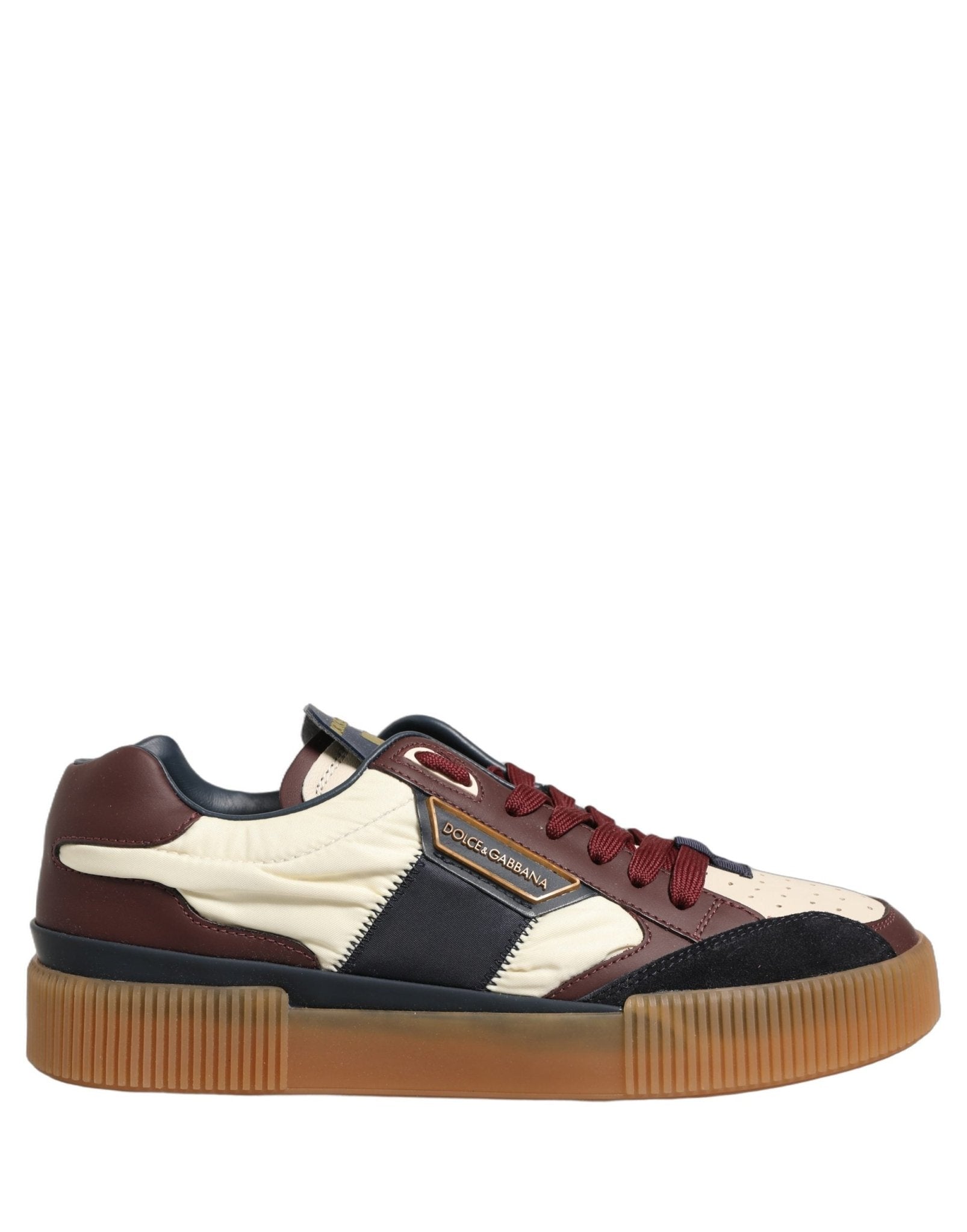 Dolce & Gabbana Multicolor Leather MIAMI Low Top Sneakers Shoes - RIMODA