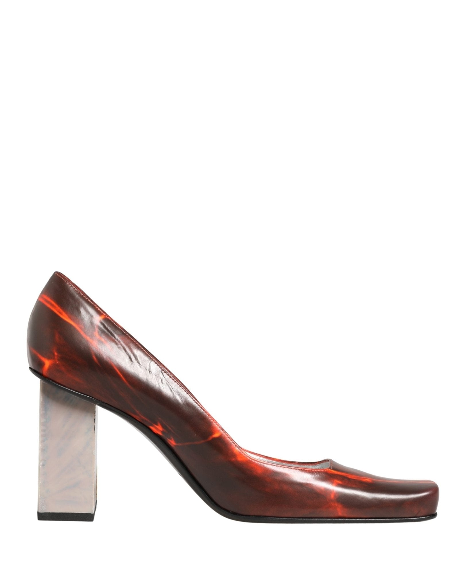 Dolce & Gabbana Multicolor Leather Square Toe Pumps Shoes - RIMODA