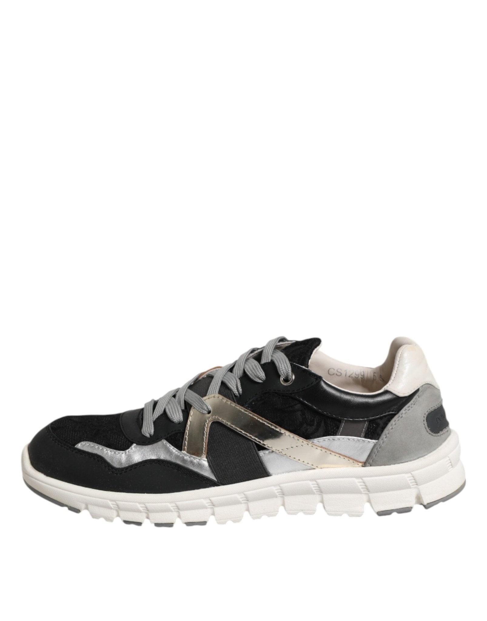 Dolce & Gabbana Multicolor Leather Suede Low Top Sneaker Shoes - RIMODA