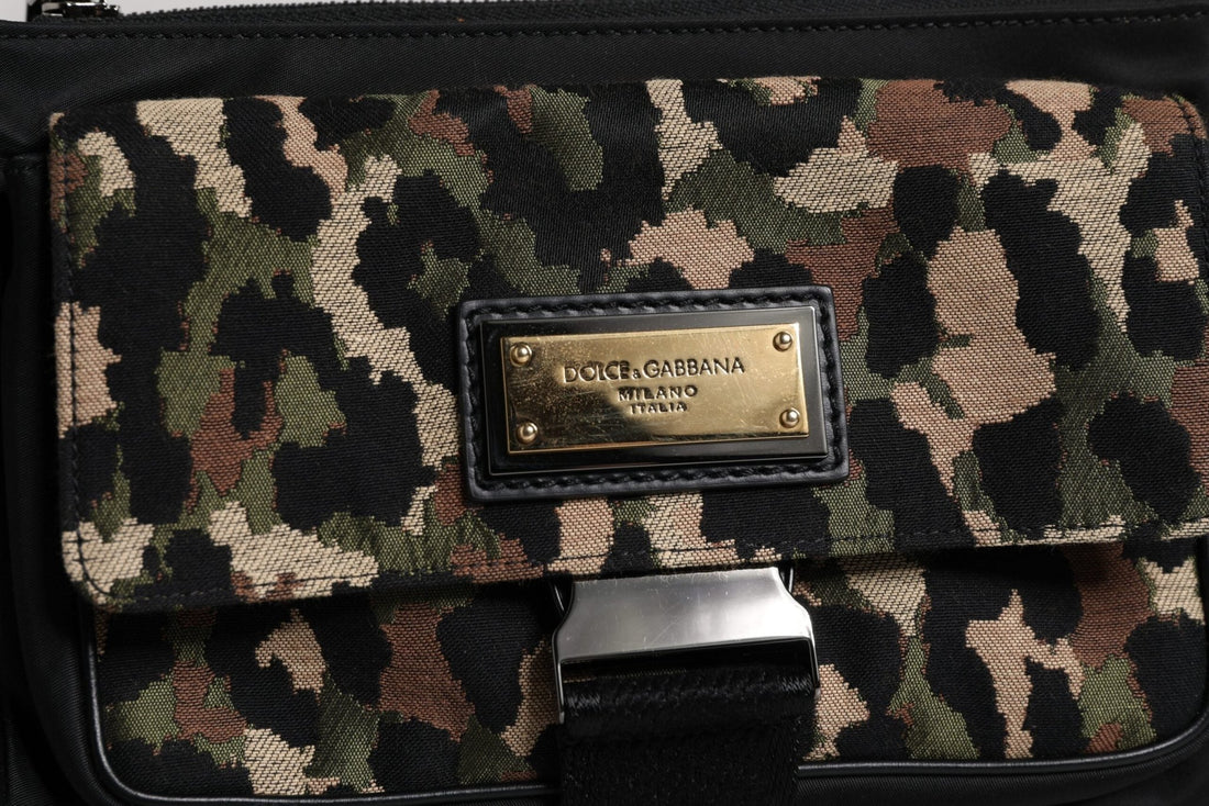 Dolce & Gabbana Multicolor Leopard Jacquard Crossbody Bag - RIMODA