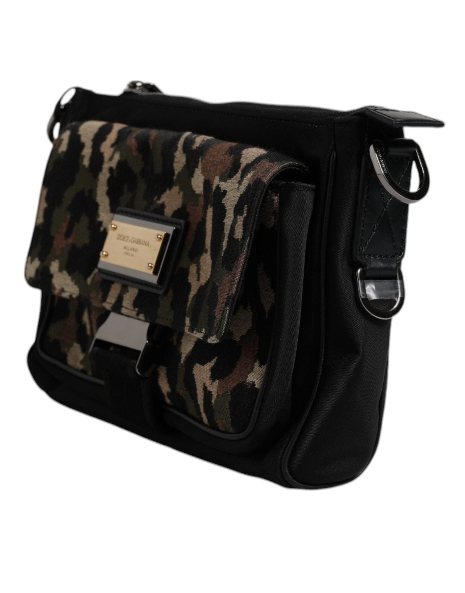 Dolce & Gabbana Multicolor Leopard Jacquard Crossbody Bag - RIMODA