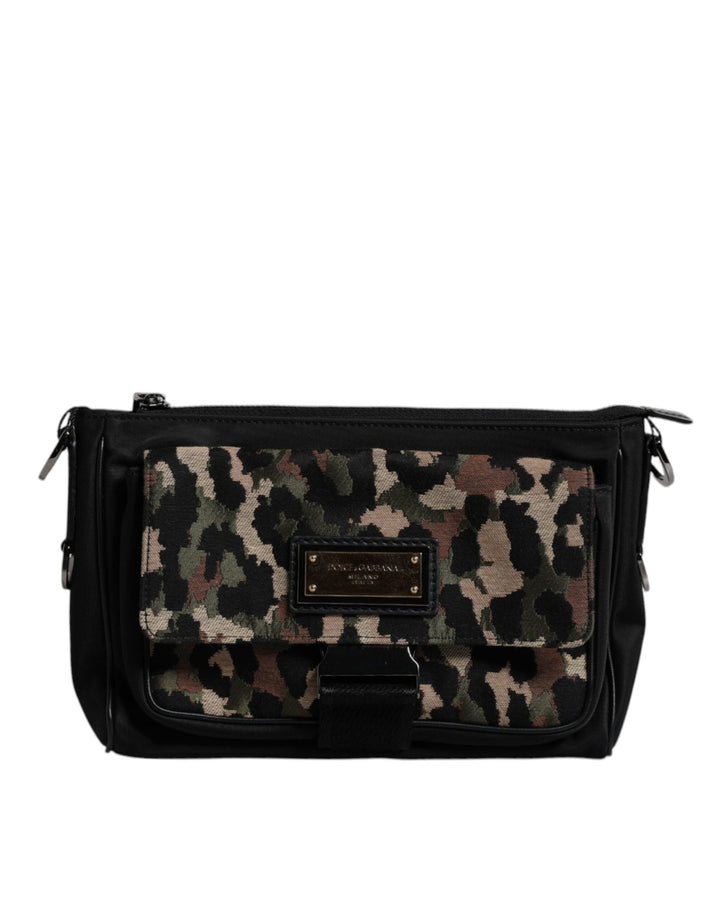 Dolce & Gabbana Multicolor Leopard Jacquard Crossbody Bag - RIMODA