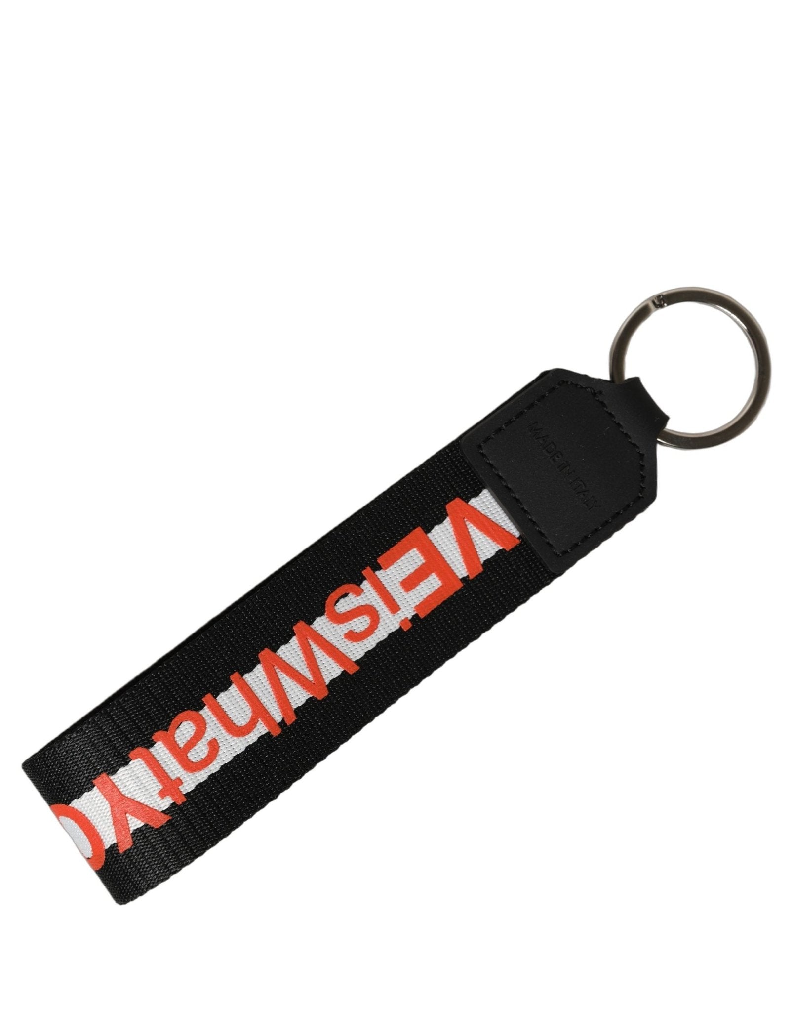 Dolce & Gabbana Multicolor Logo Polyester Brass Holder Keychain Keyring - RIMODA