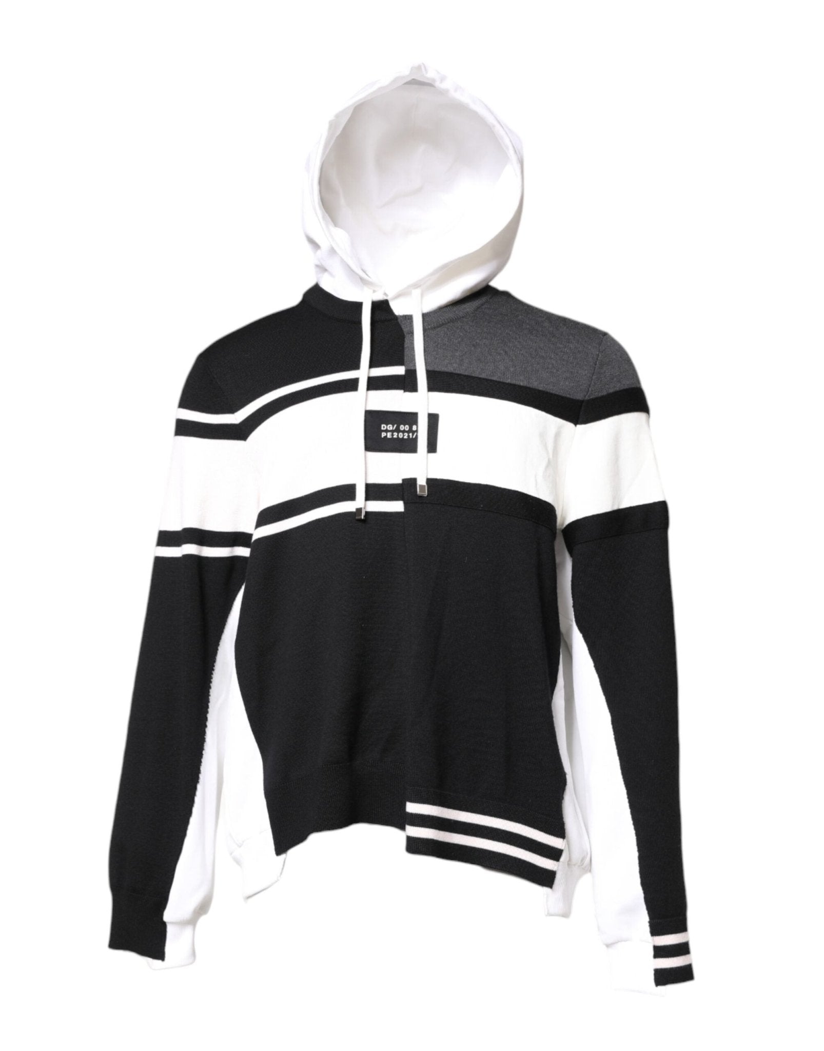 Dolce & Gabbana Multicolor Logo Pullover Hooded Sweater - RIMODA