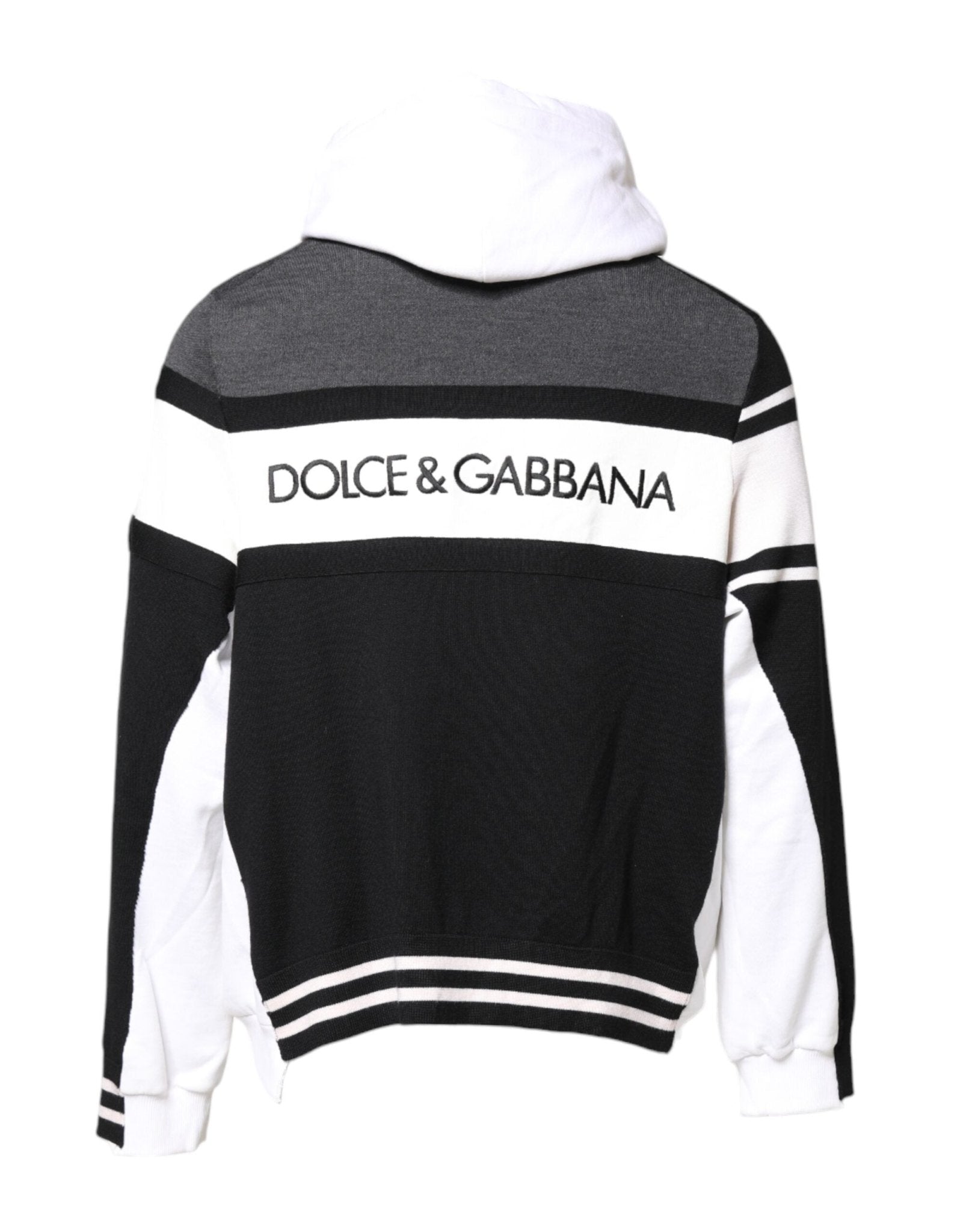 Dolce & Gabbana Multicolor Logo Pullover Hooded Sweater - RIMODA