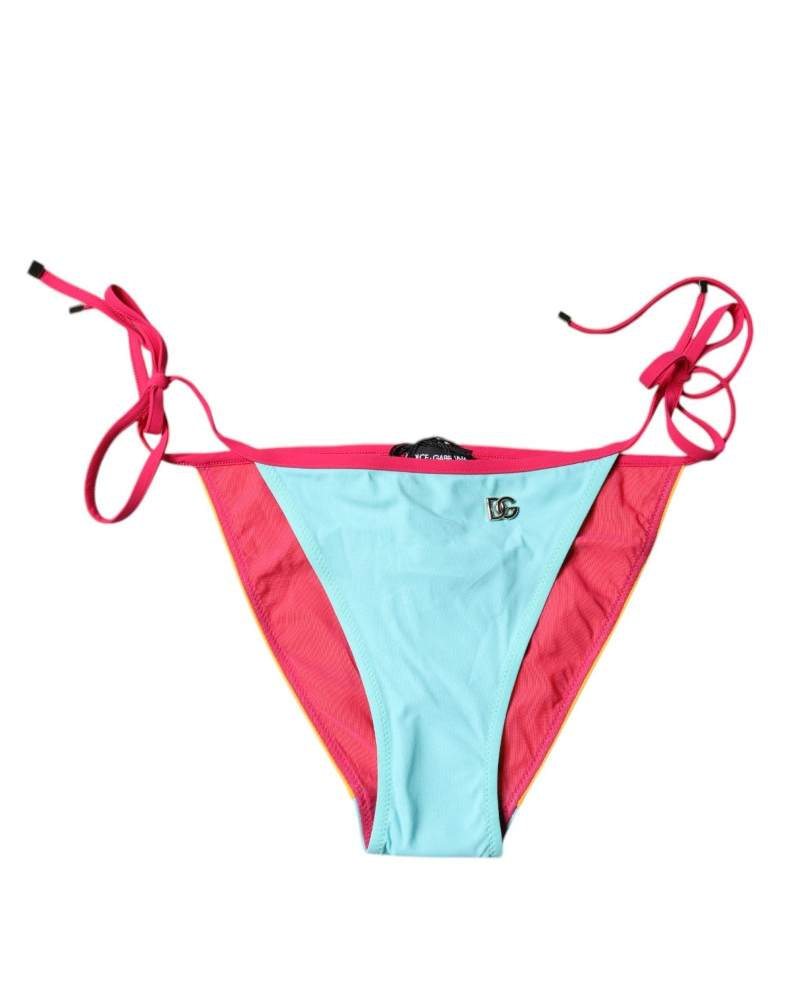 Dolce & Gabbana Multicolor Logo Swimsuit Bikini Bottom Swimwear - RIMODA