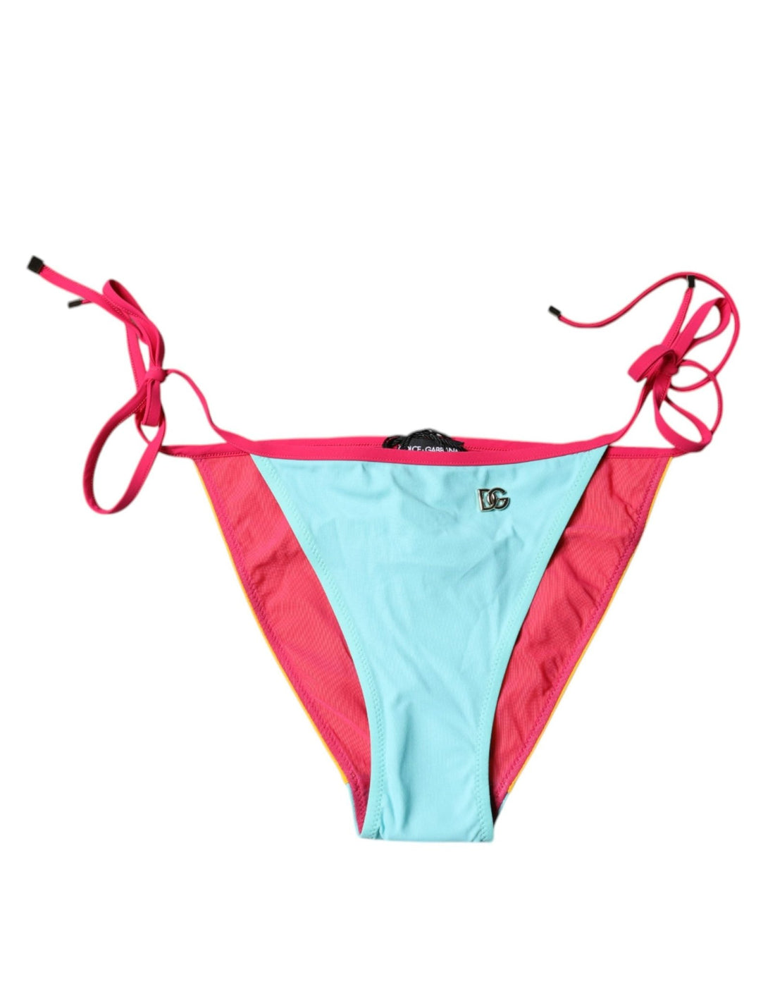 Dolce & Gabbana Multicolor Logo Swimsuit Bikini Bottom Swimwear - RIMODA