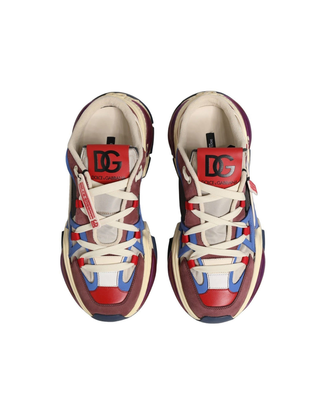 Dolce & Gabbana Multicolor Low Top Airmaster Men Sneakers Shoes - RIMODA