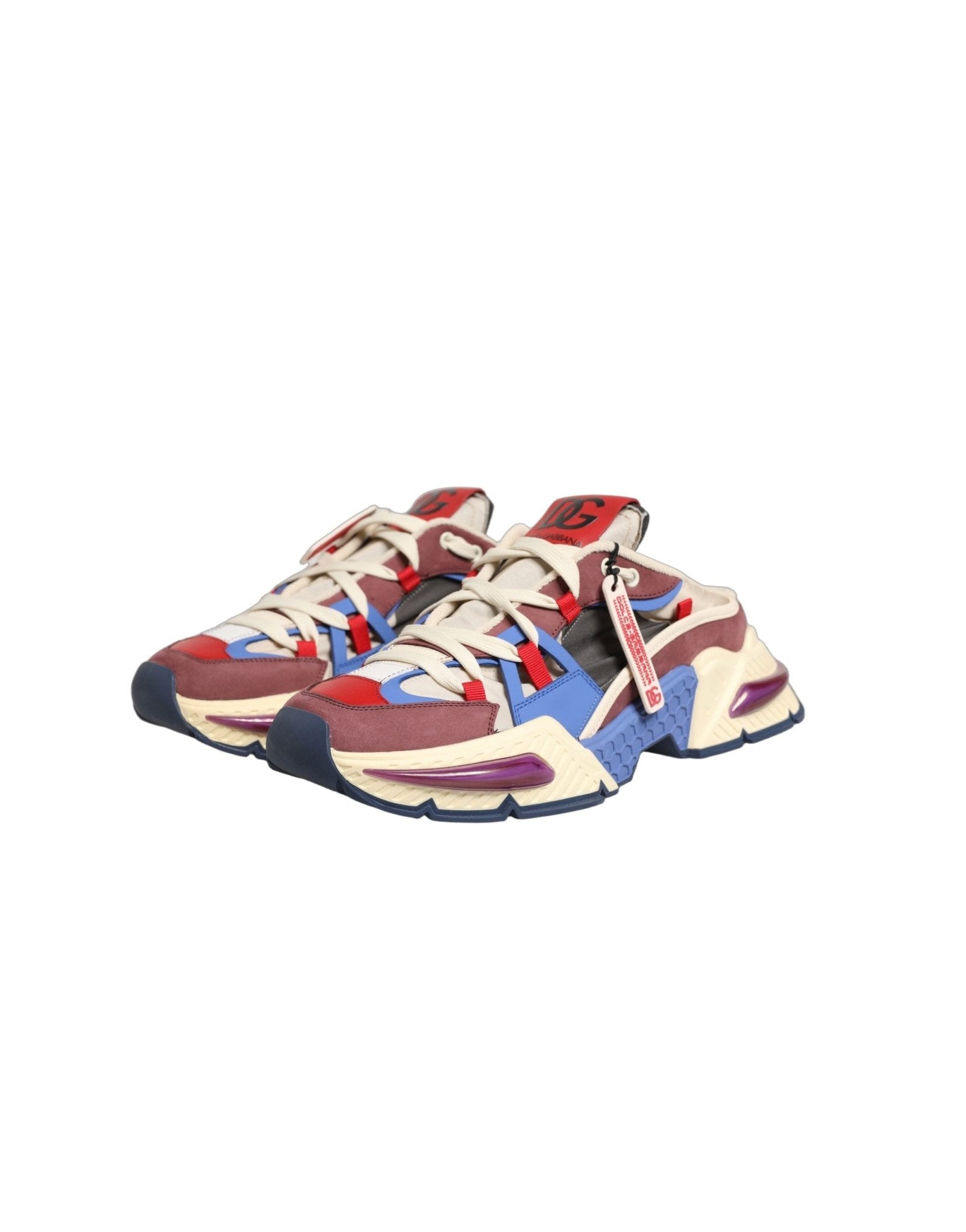 Dolce & Gabbana Multicolor Low Top Airmaster Men Sneakers Shoes - RIMODA