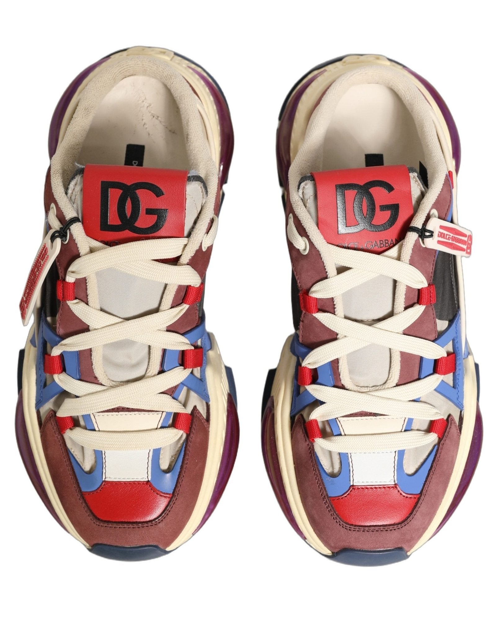 Dolce & Gabbana Multicolor Low Top Airmaster Sneakers Shoes - RIMODA