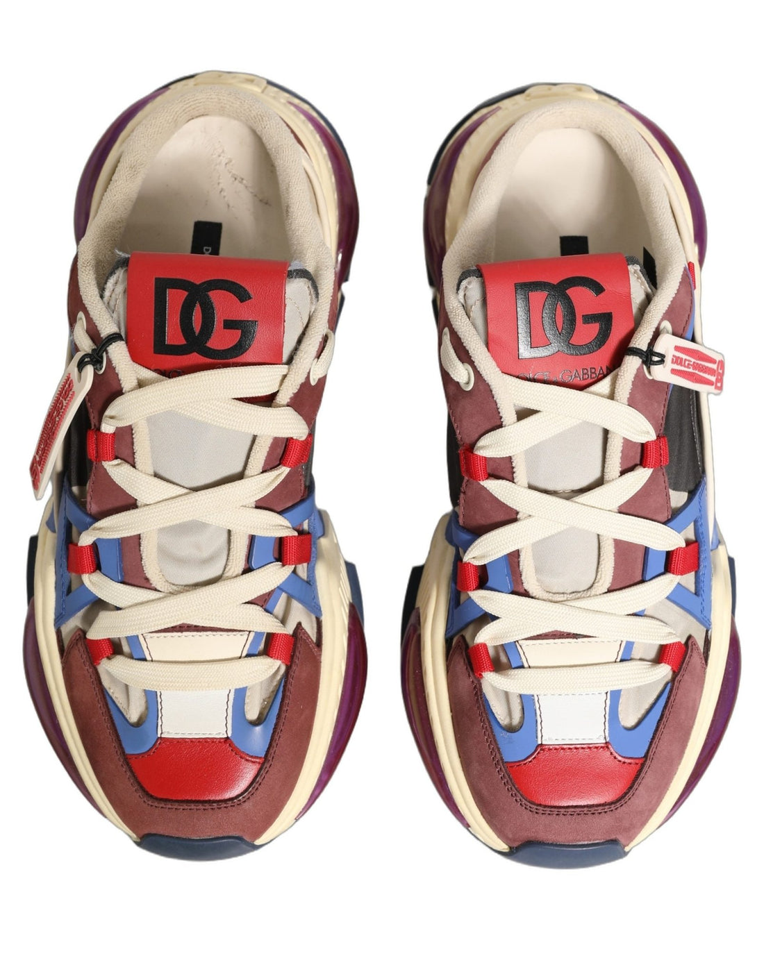 Dolce & Gabbana Multicolor Low Top Airmaster Sneakers Shoes - RIMODA