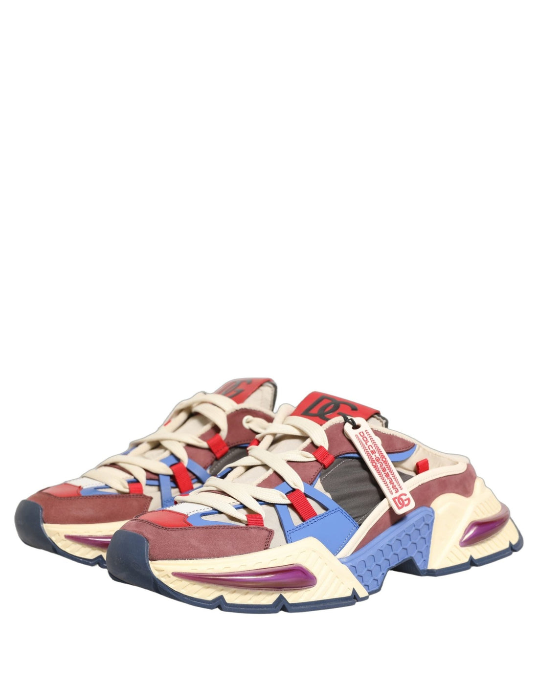 Dolce & Gabbana Multicolor Low Top Airmaster Sneakers Shoes - RIMODA