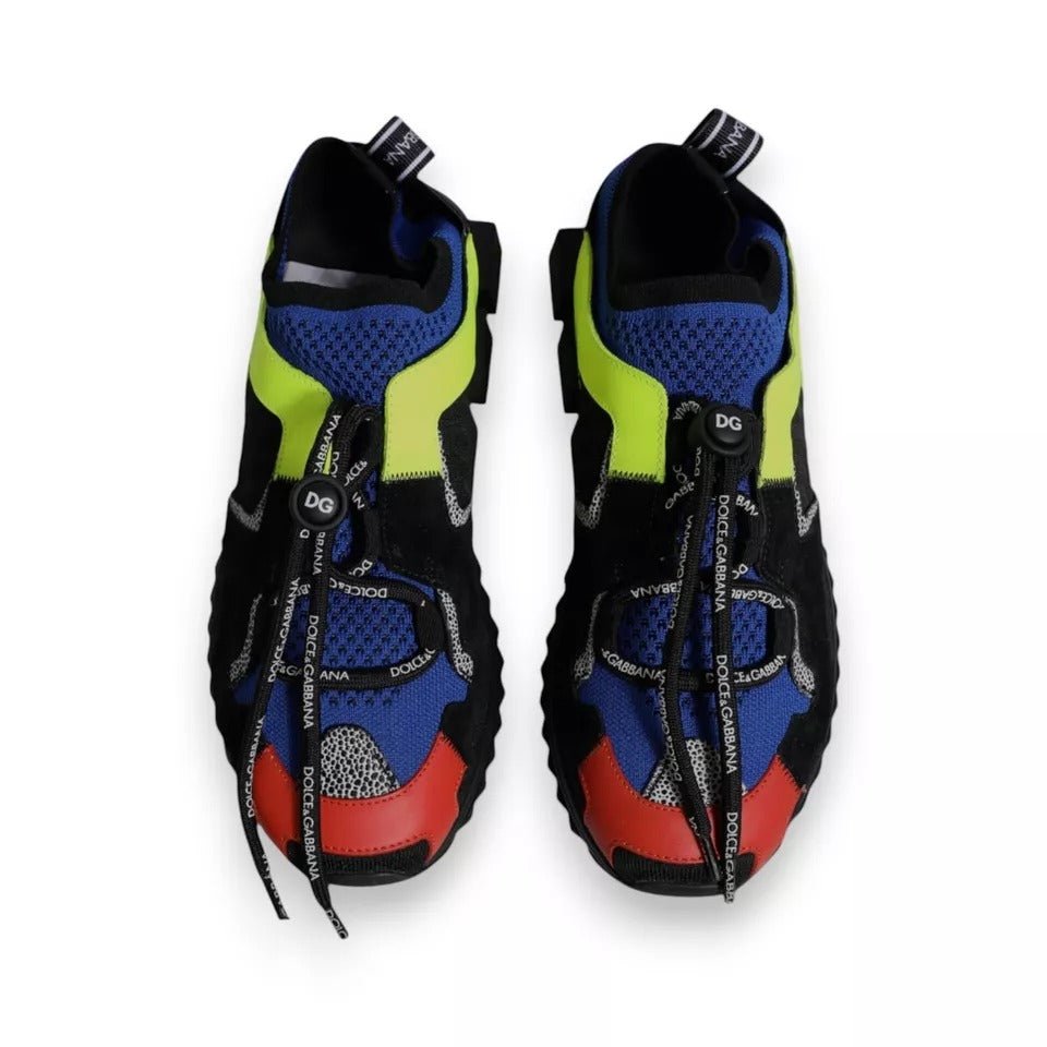 Dolce & Gabbana Multicolor Low Top Sorrento Sneakers Shoes - RIMODA