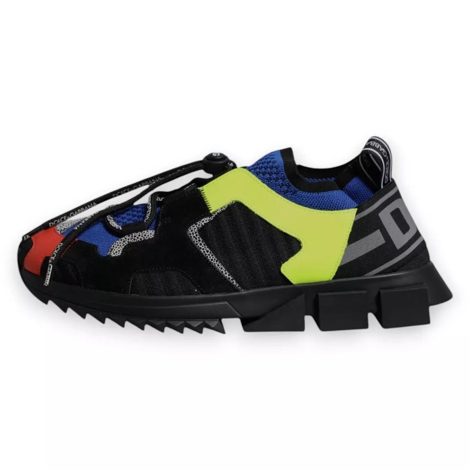 Dolce & Gabbana Multicolor Low Top Sorrento Sneakers Shoes - RIMODA