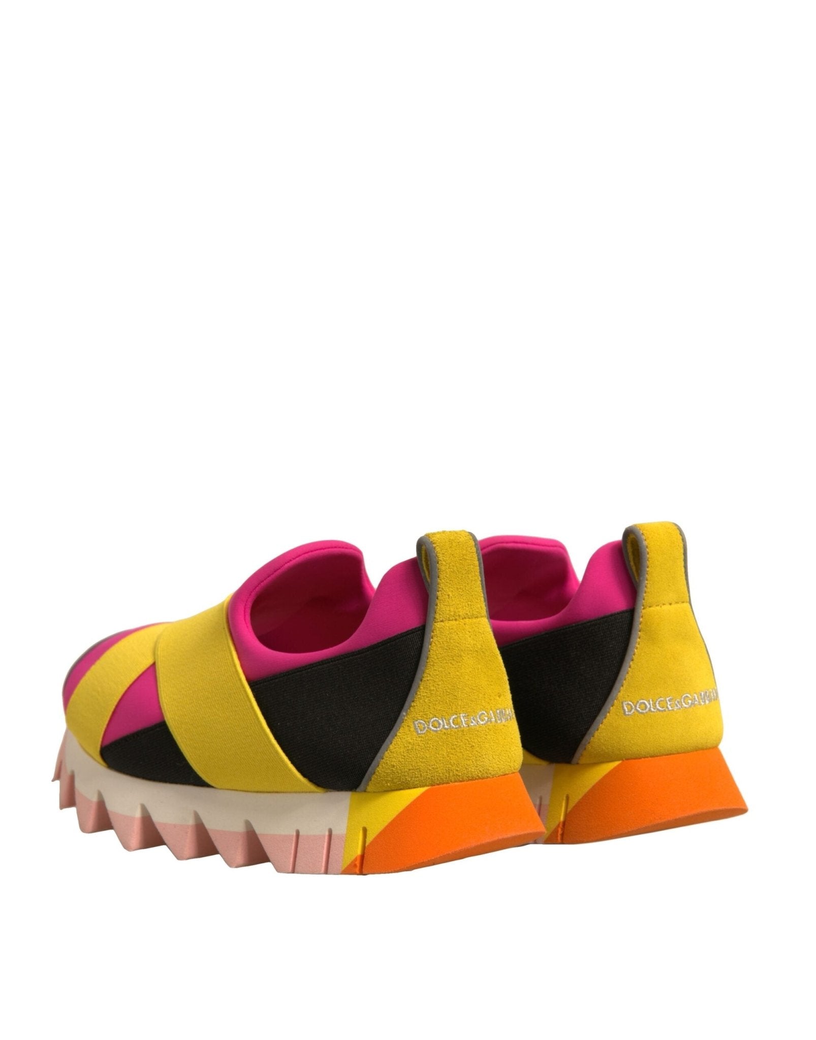 Dolce & Gabbana Multicolor Neoprene Elastic Ibiza Sneakers Shoes - RIMODA