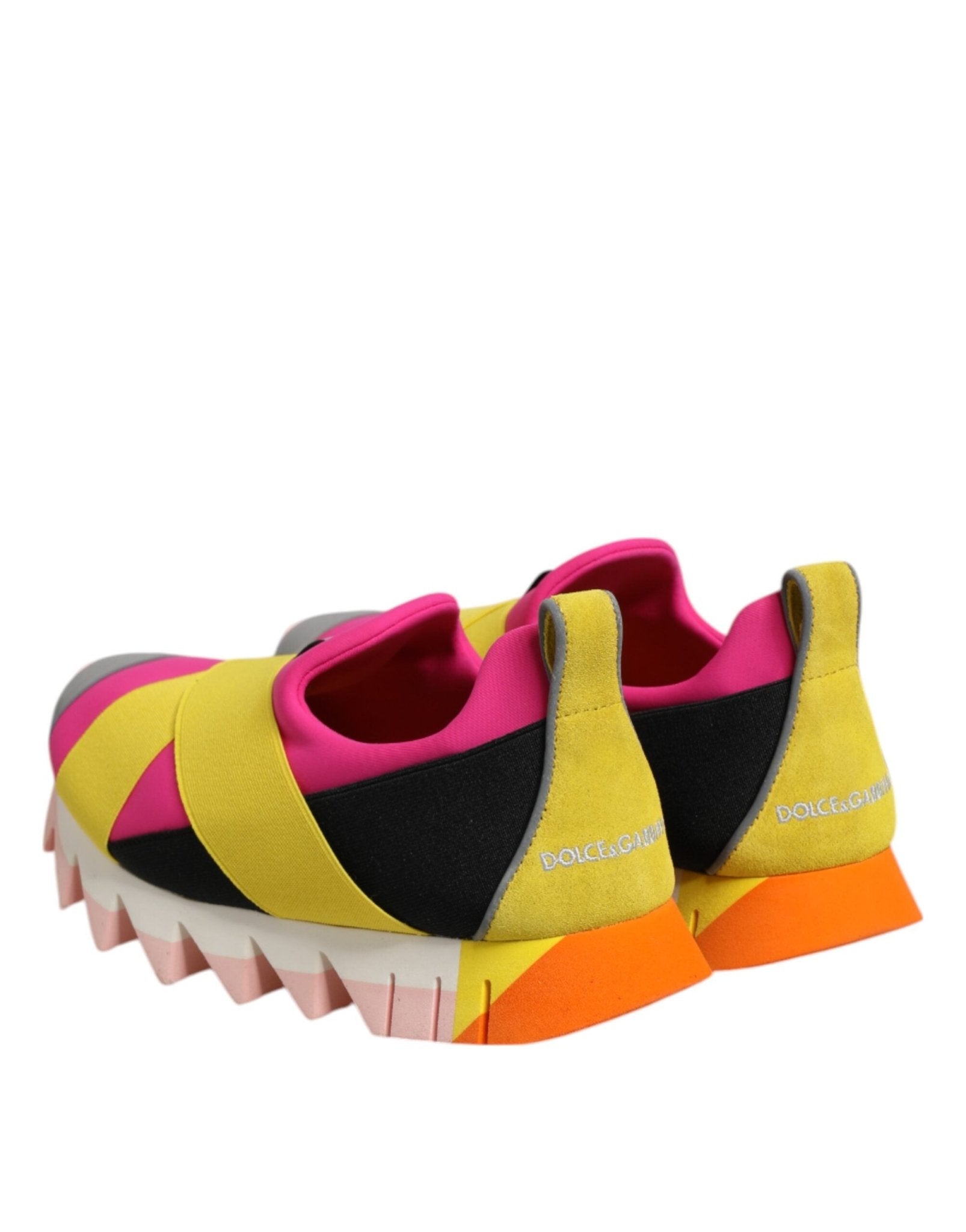 Dolce & Gabbana Multicolor Neoprene Elastic Ibiza Sneakers Shoes - RIMODA