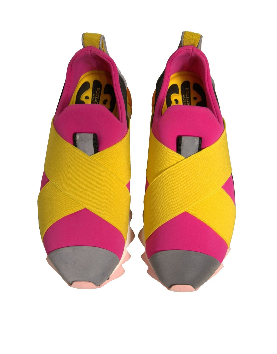 Dolce & Gabbana Multicolor Neoprene Elastic Ibiza Sneakers Shoes - RIMODA