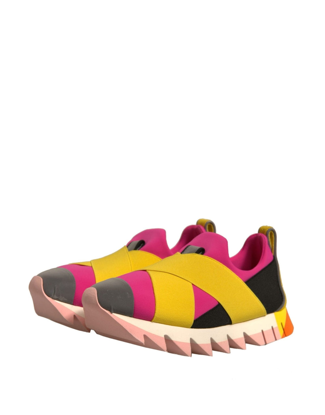 Dolce & Gabbana Multicolor Neoprene Elastic Ibiza Sneakers Shoes - RIMODA