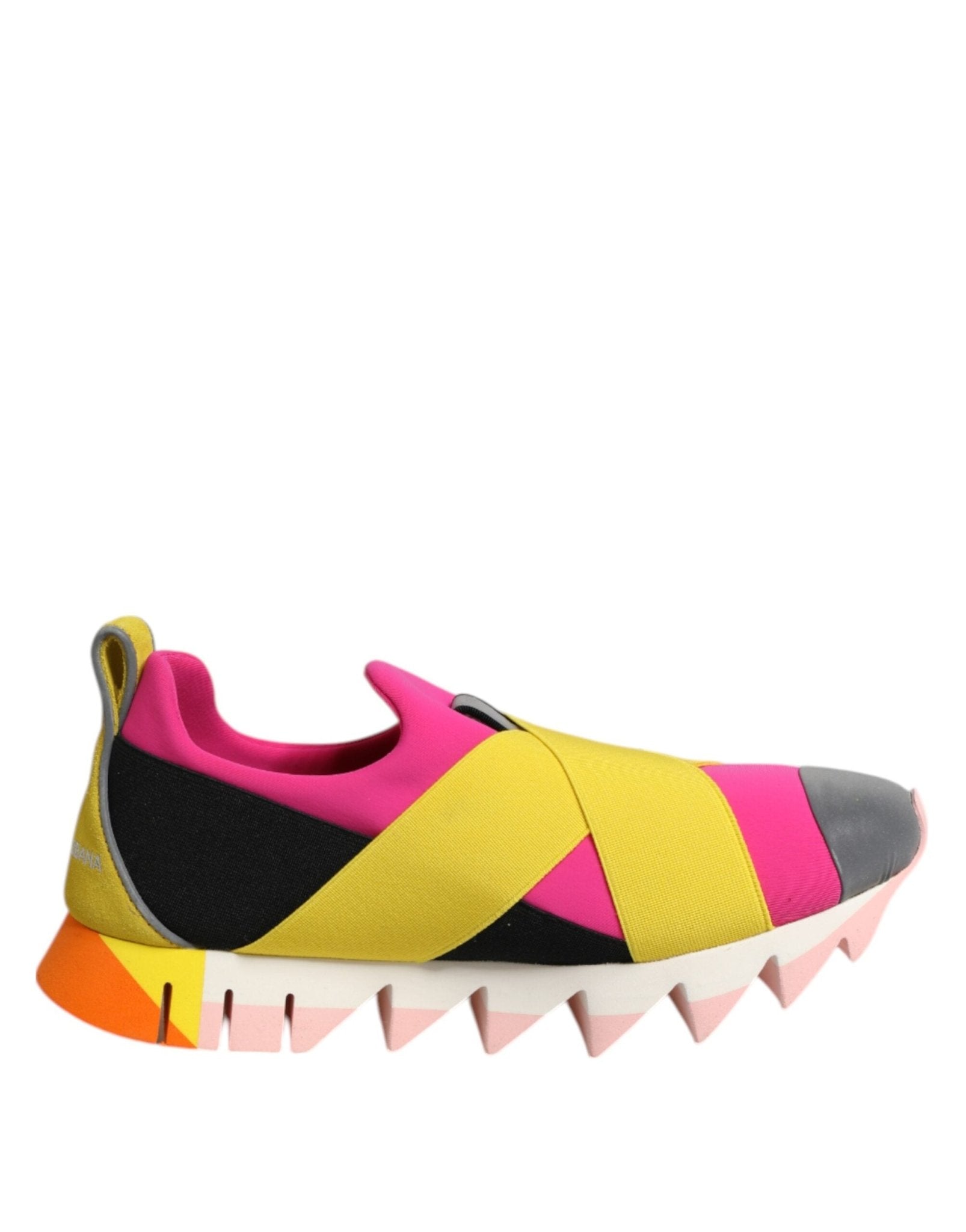 Dolce & Gabbana Multicolor Neoprene Elastic Ibiza Sneakers Shoes - RIMODA
