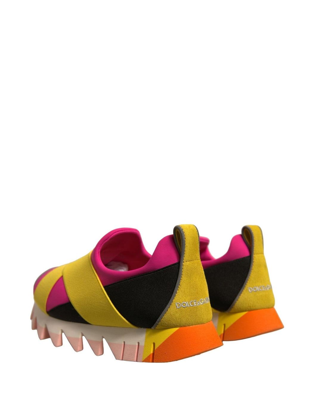 Dolce & Gabbana Multicolor Neoprene Elastic Ibiza Sneakers Shoes - RIMODA