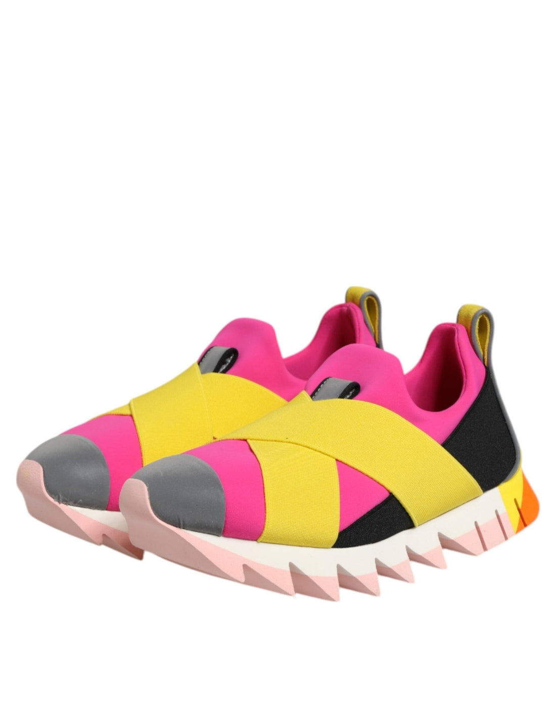 Dolce & Gabbana Multicolor Neoprene Elastic Ibiza Sneakers Shoes - RIMODA