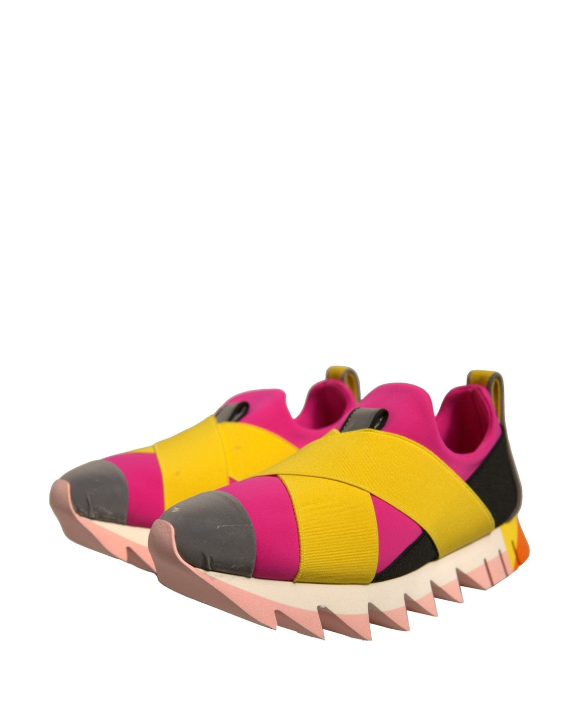 Dolce & Gabbana Multicolor Neoprene Elastic Ibiza Sneakers Shoes - RIMODA
