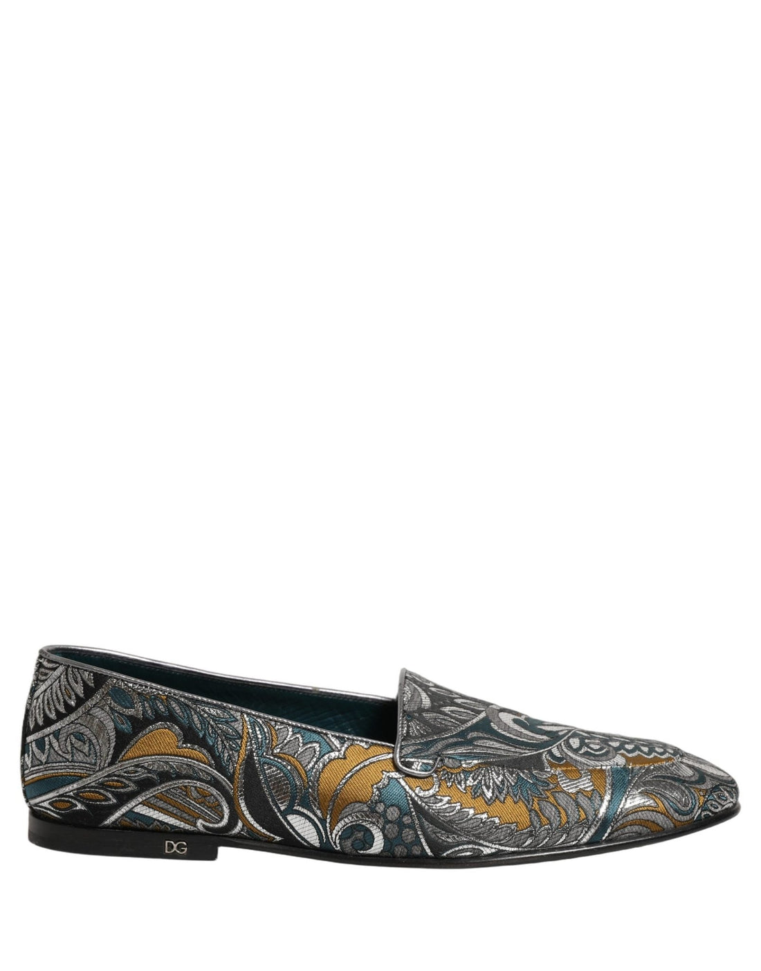 Dolce & Gabbana Multicolor Paisley Brocade Men Loafers Shoes - RIMODA