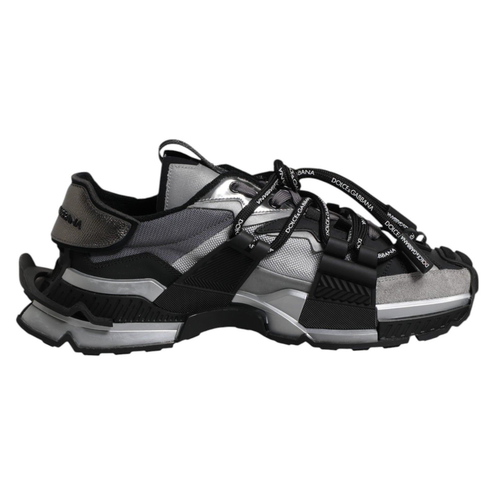 Dolce & Gabbana Multicolor Panelled Space Sneakers Men L-39 R-39.5 Shoes - RIMODA