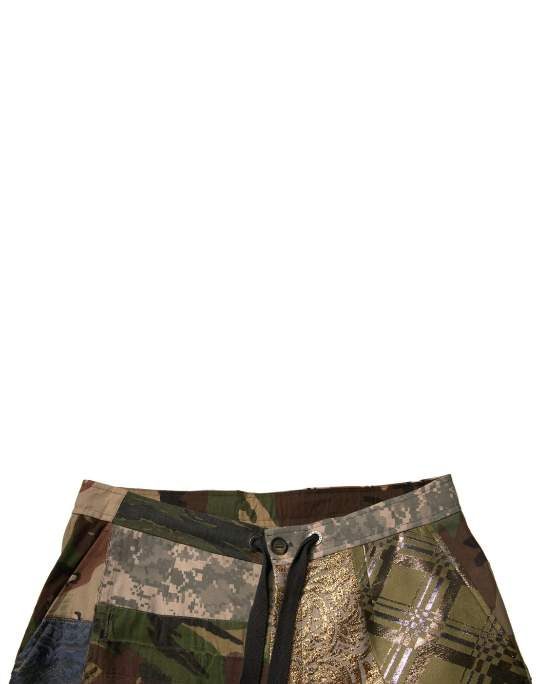 Dolce & Gabbana Multicolor Patchwork Men Jogger Pants - RIMODA