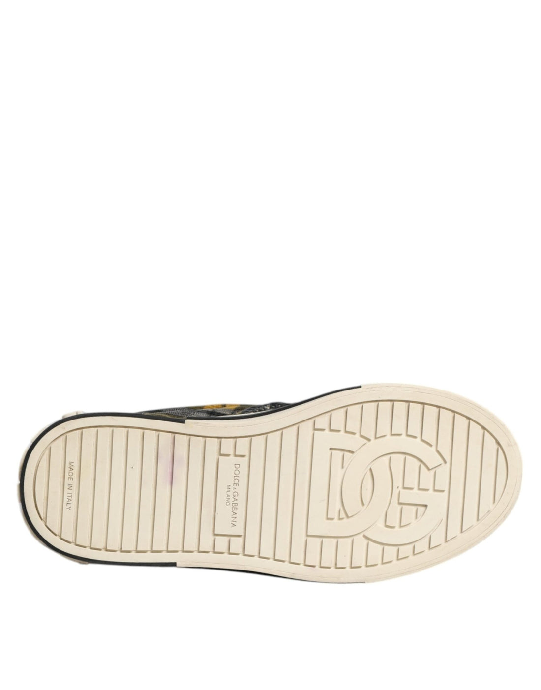 Dolce & Gabbana Multicolor Portofino Tartan Check Sneakers Shoes - RIMODA