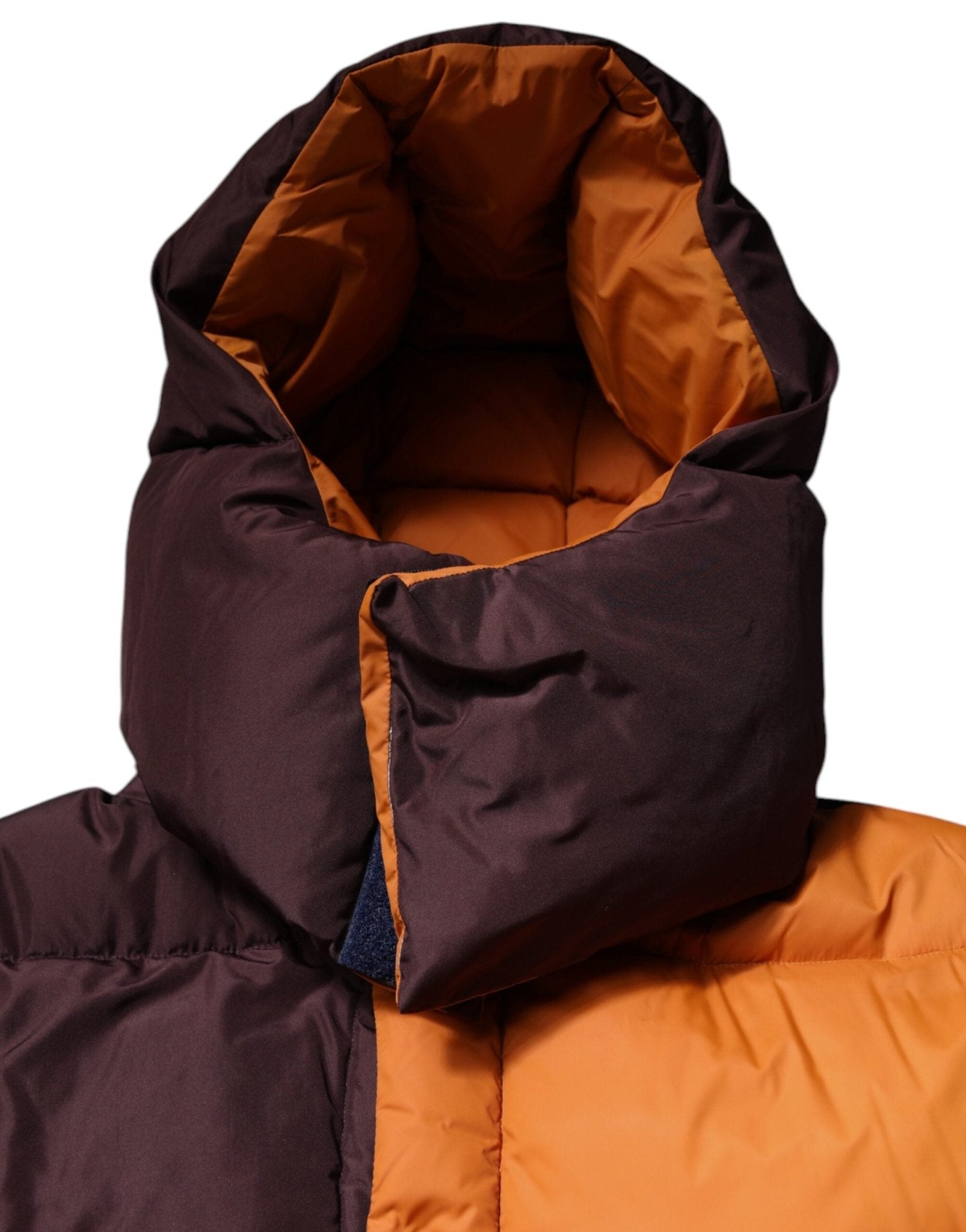 Dolce & Gabbana Multicolor Quilted Hooded Puffer Jacket - RIMODA