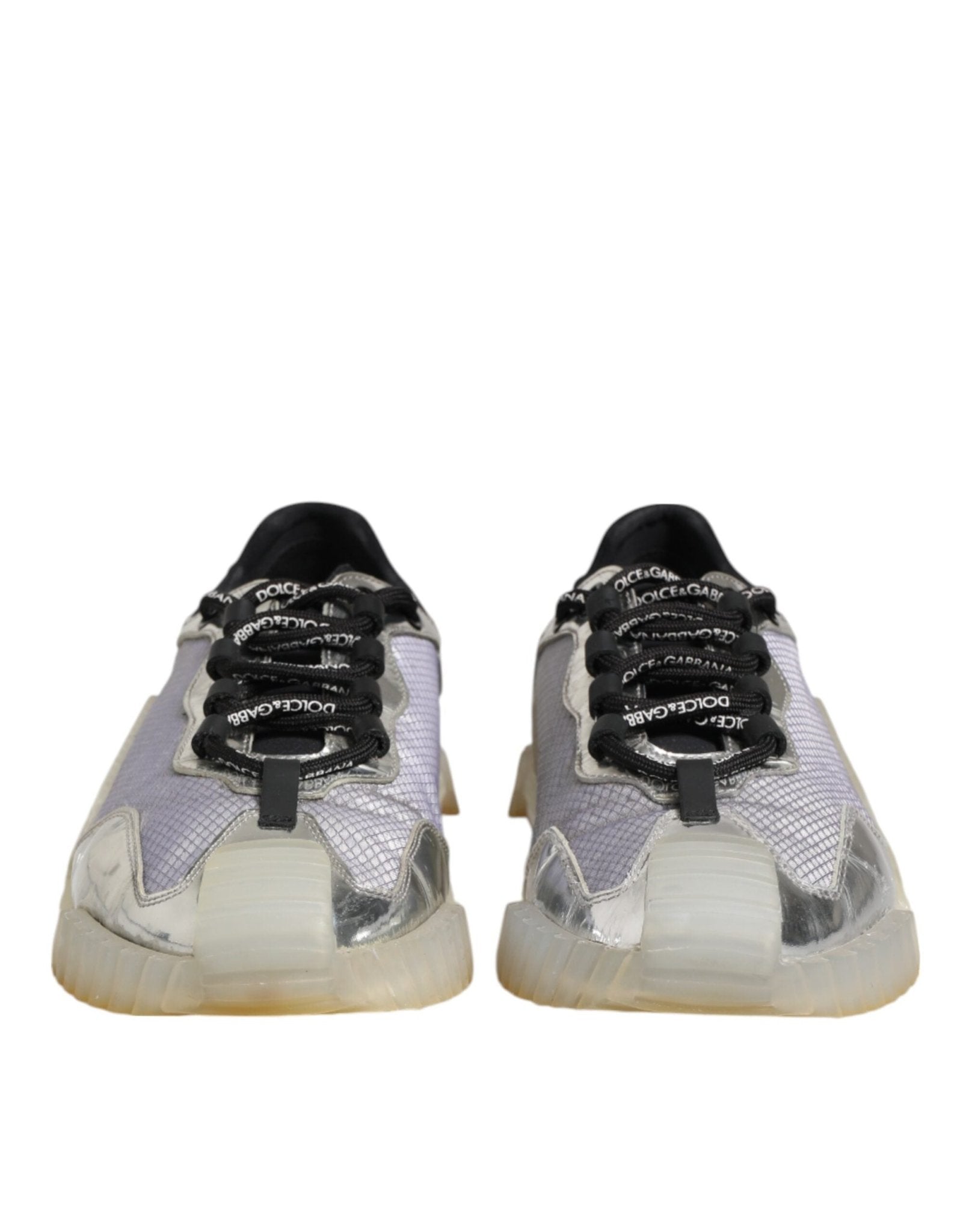 Dolce & Gabbana Multicolor Silver Logo Low Top NS1 Sneakers Shoes - RIMODA