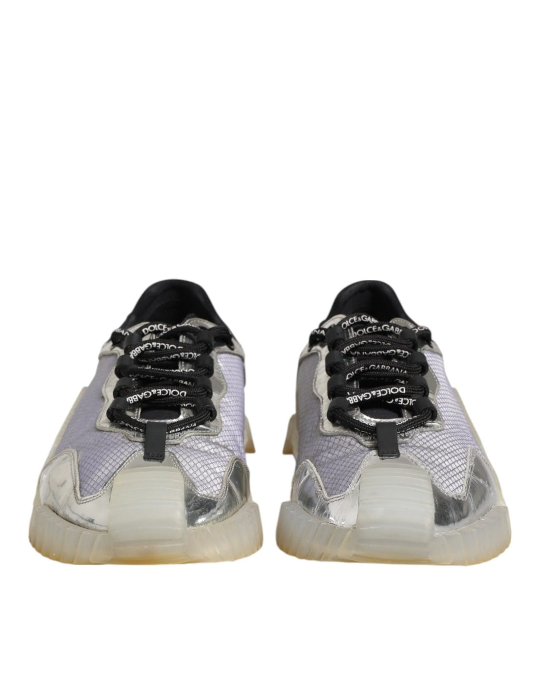 Dolce & Gabbana Multicolor Silver Logo Low Top NS1 Sneakers Shoes - RIMODA