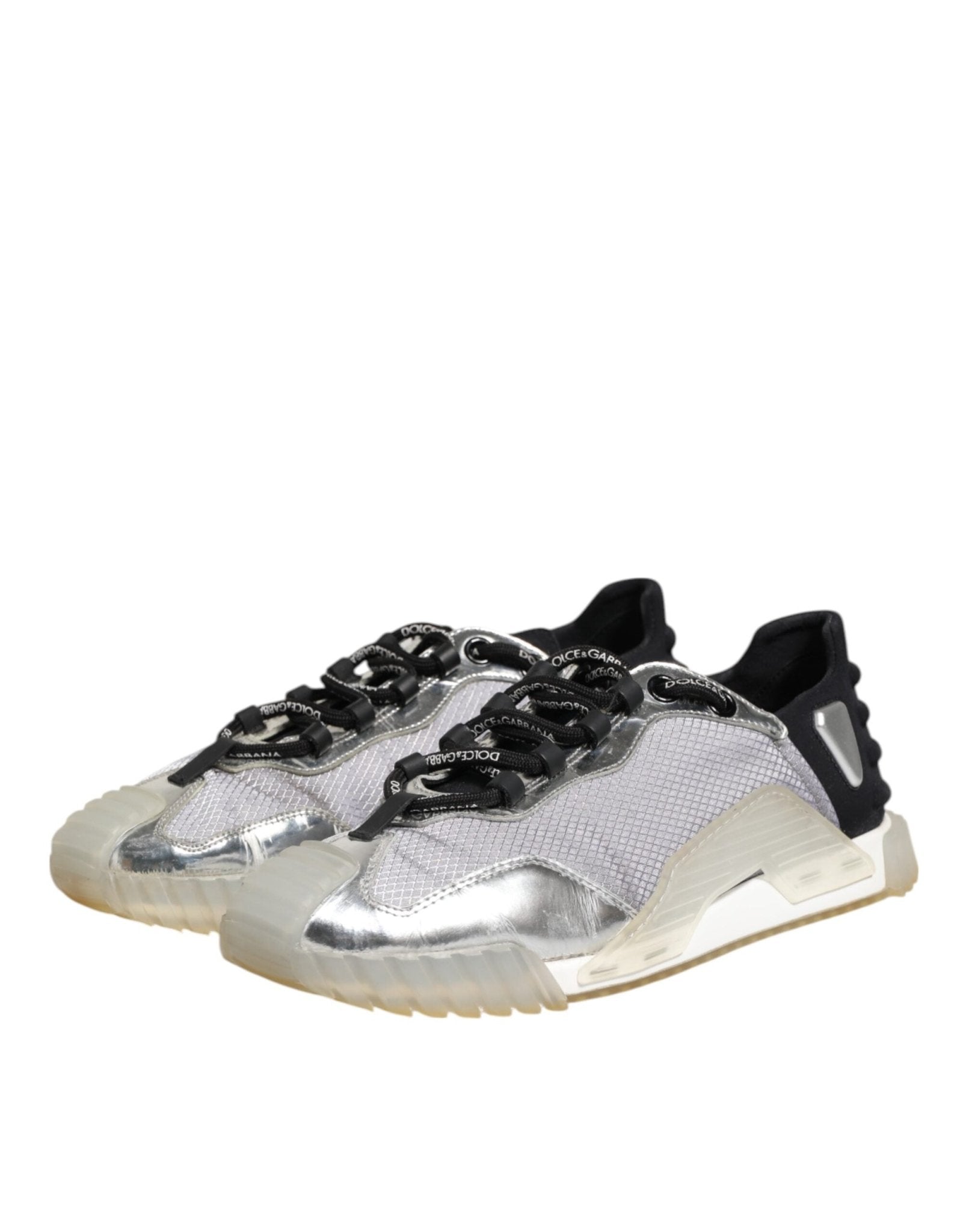 Dolce & Gabbana Multicolor Silver Logo Low Top NS1 Sneakers Shoes - RIMODA