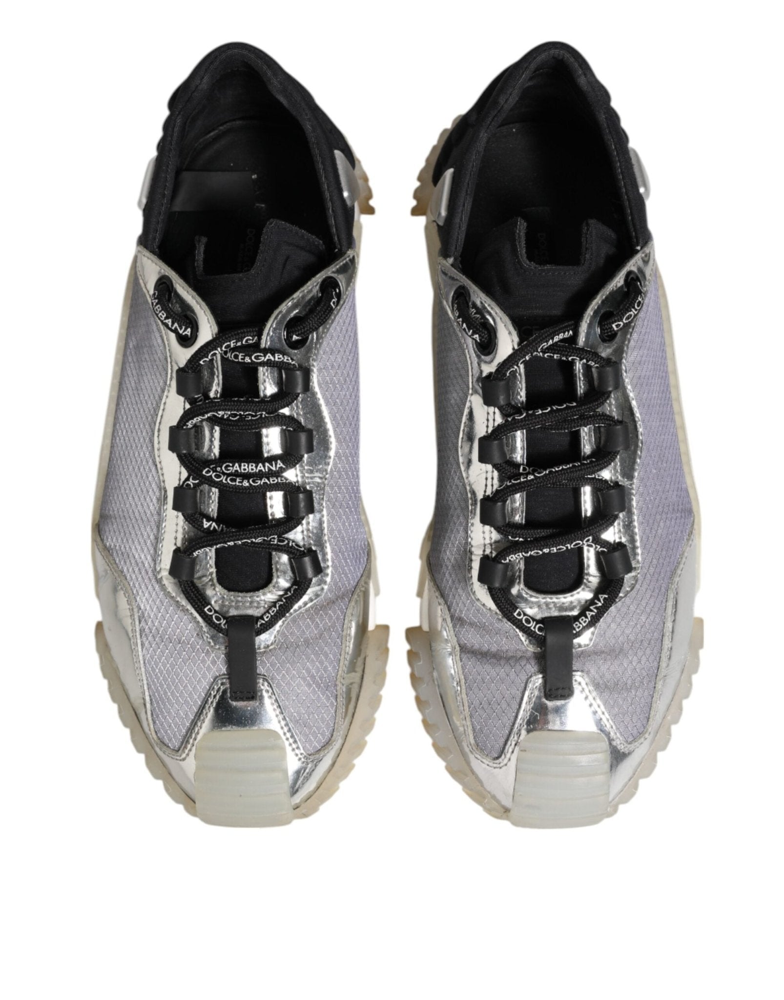 Dolce & Gabbana Multicolor Silver Logo Low Top NS1 Sneakers Shoes - RIMODA