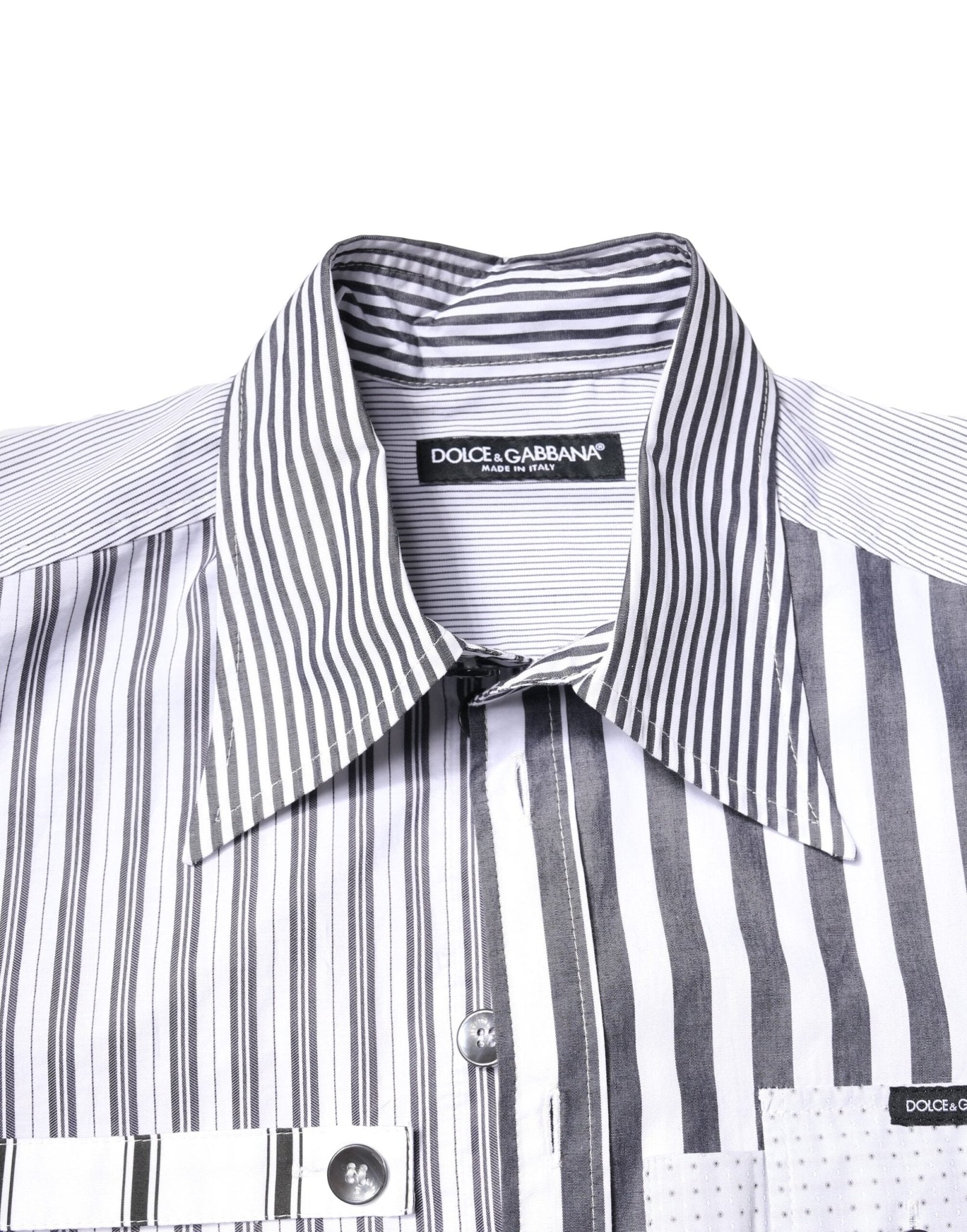 Dolce & Gabbana Multicolor Striped Button Down Casual Shirt - RIMODA