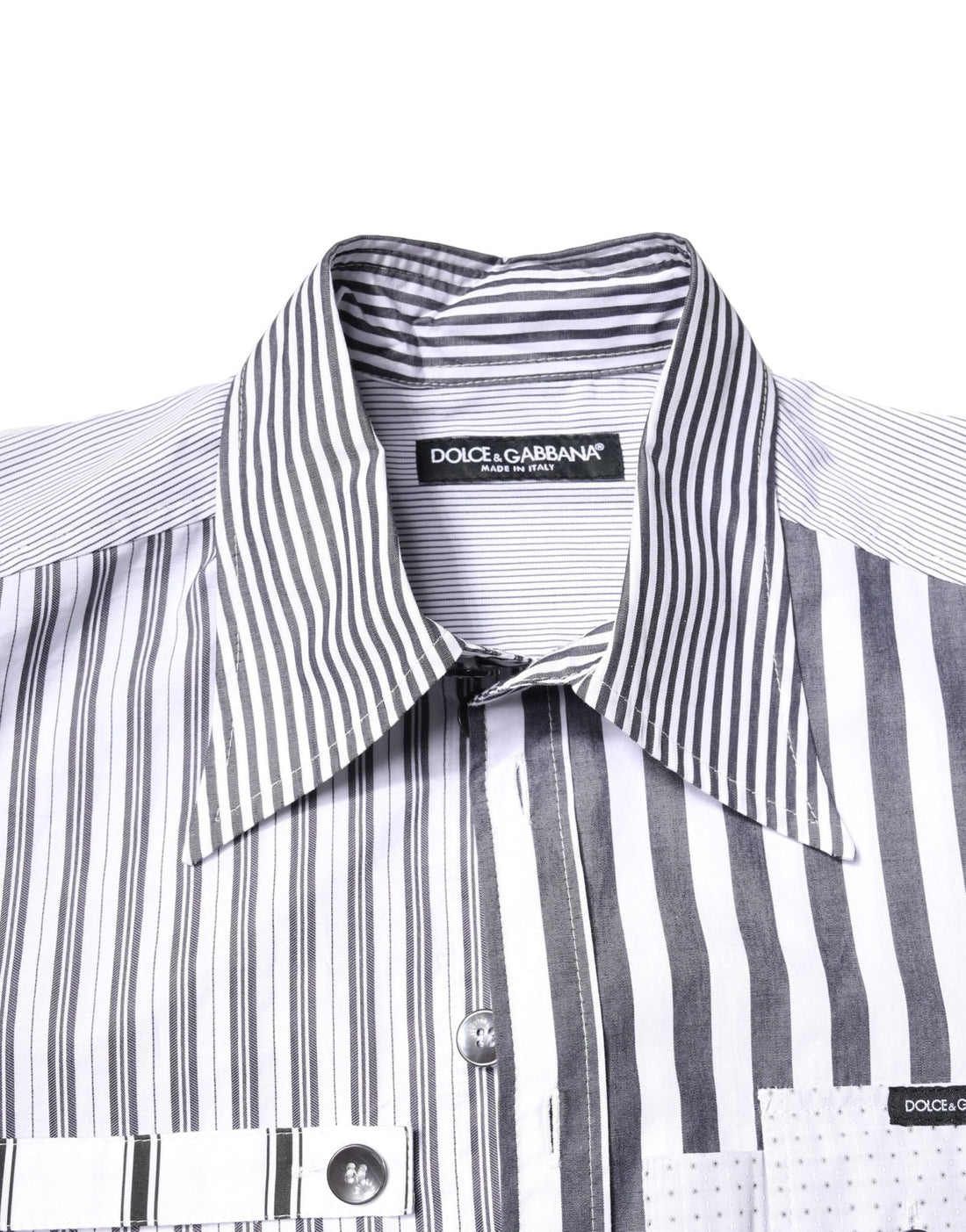 Dolce & Gabbana Multicolor Striped Button Down Casual Shirt - RIMODA