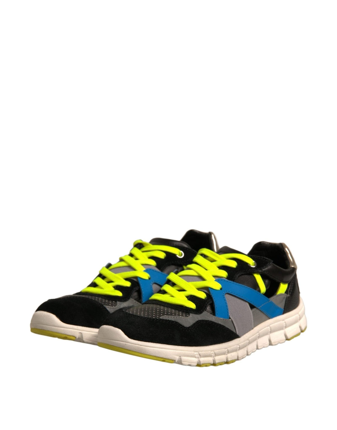 Dolce & Gabbana Multicolor Suede Low Top Sneakers Shoes - RIMODA