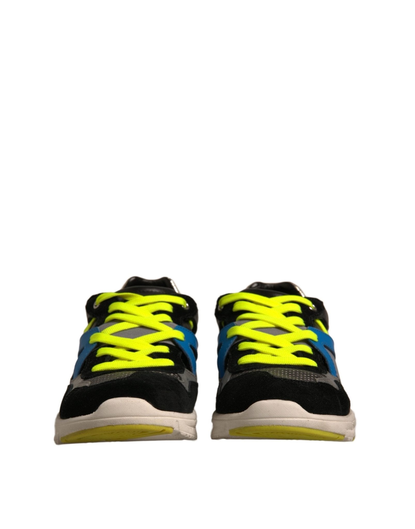 Dolce & Gabbana Multicolor Suede Low Top Sneakers Shoes - RIMODA