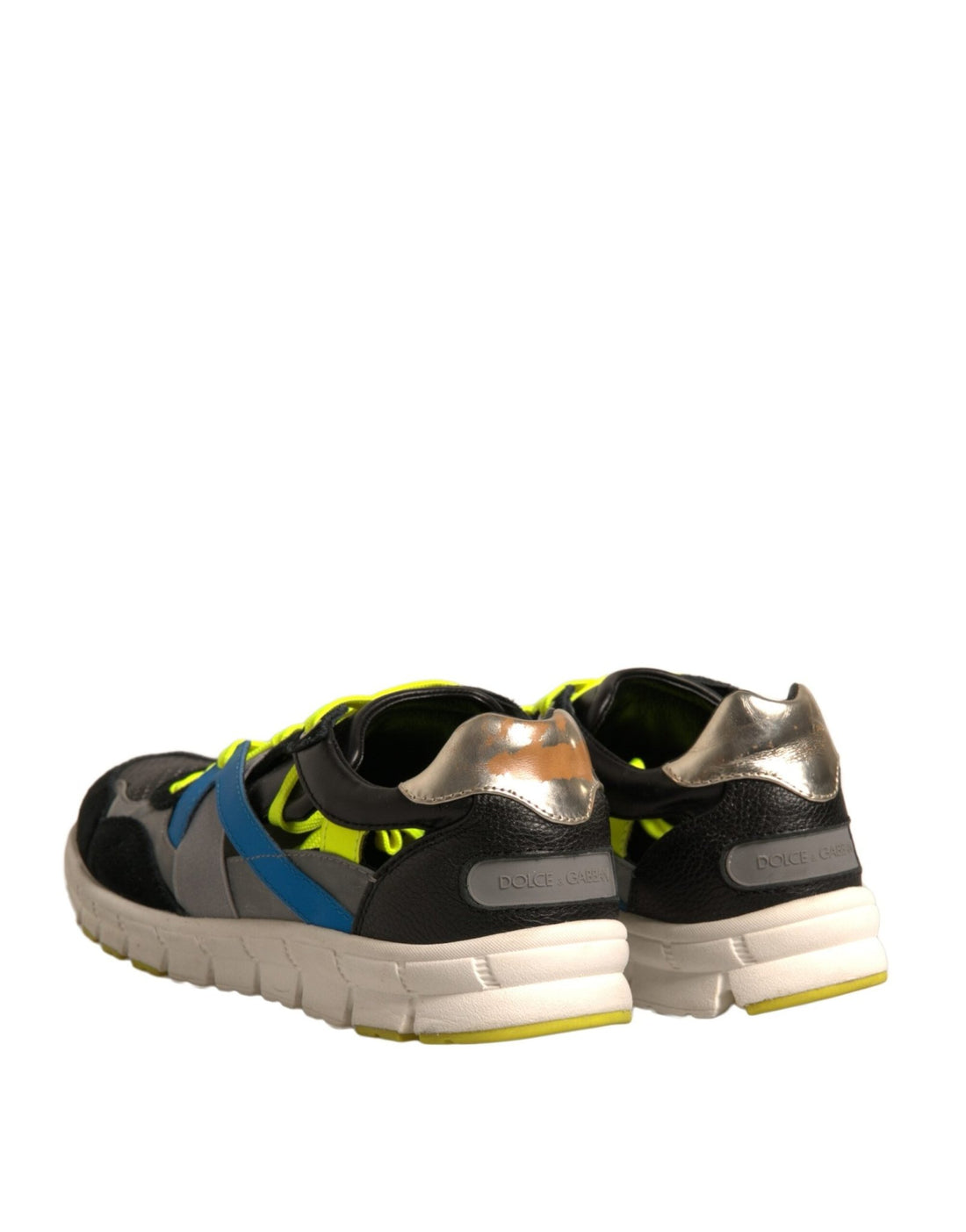 Dolce & Gabbana Multicolor Suede Low Top Sneakers Shoes - RIMODA