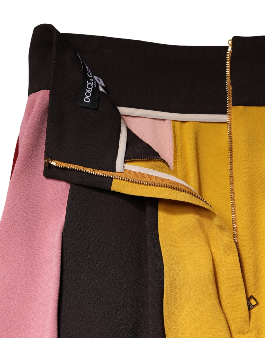 Dolce & Gabbana Multicolor Viscose High Waist Midi Skirt - RIMODA