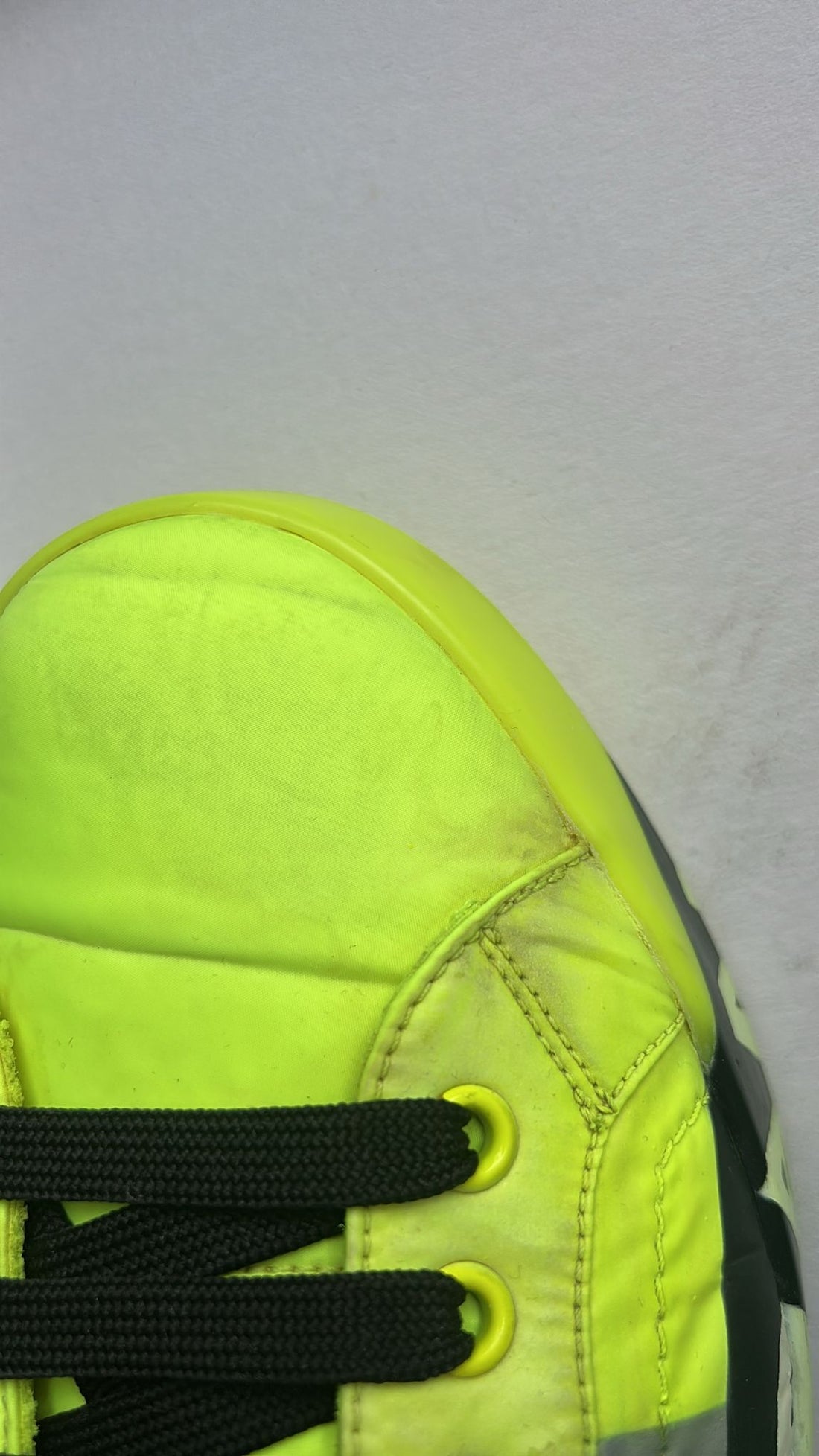 Dolce & Gabbana Neon Green Logo Tape Low Top Sneakers Shoes - RIMODA