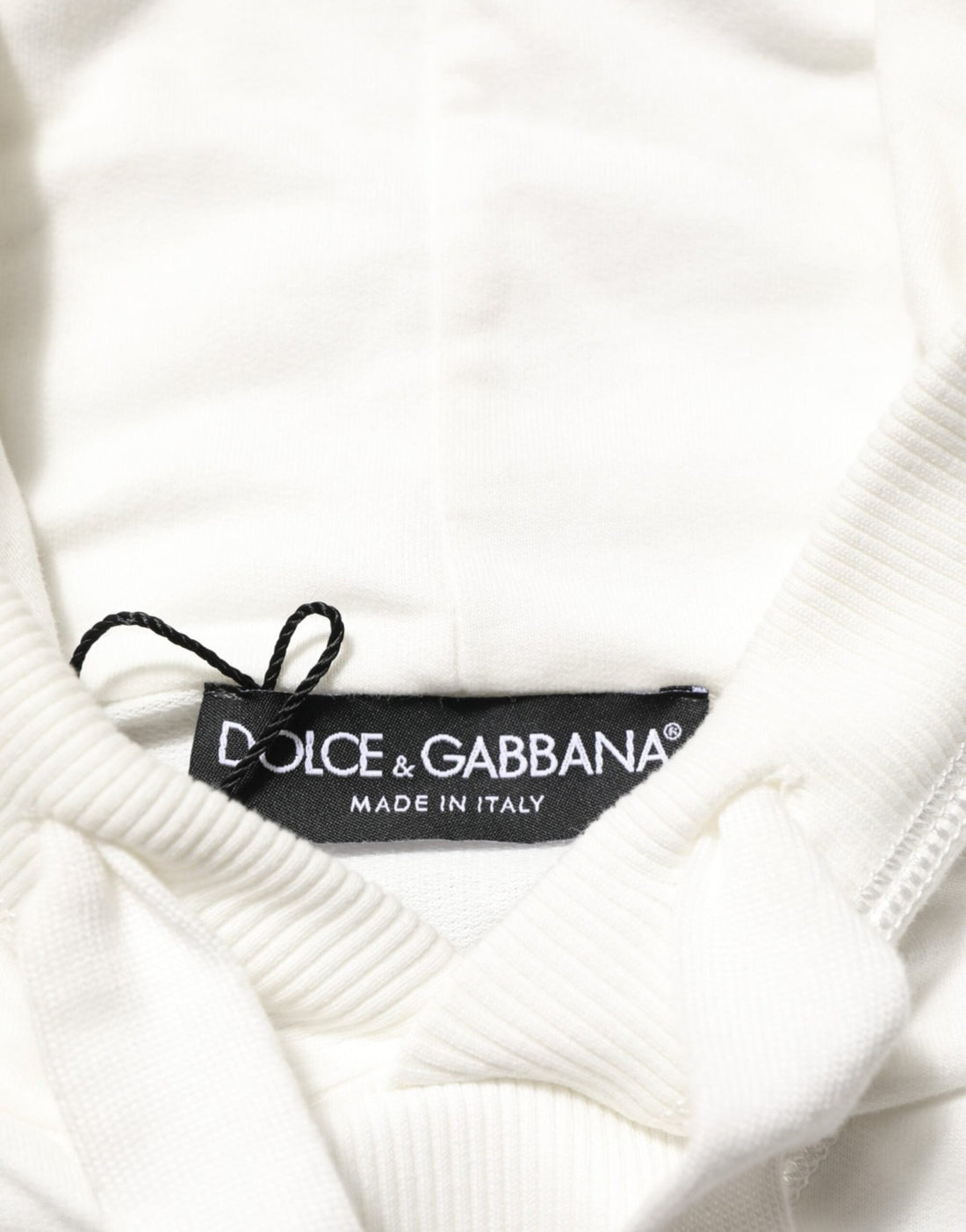 Dolce & Gabbana Off White Cotton Panda Hooded Sweatshirt Sweater - RIMODA