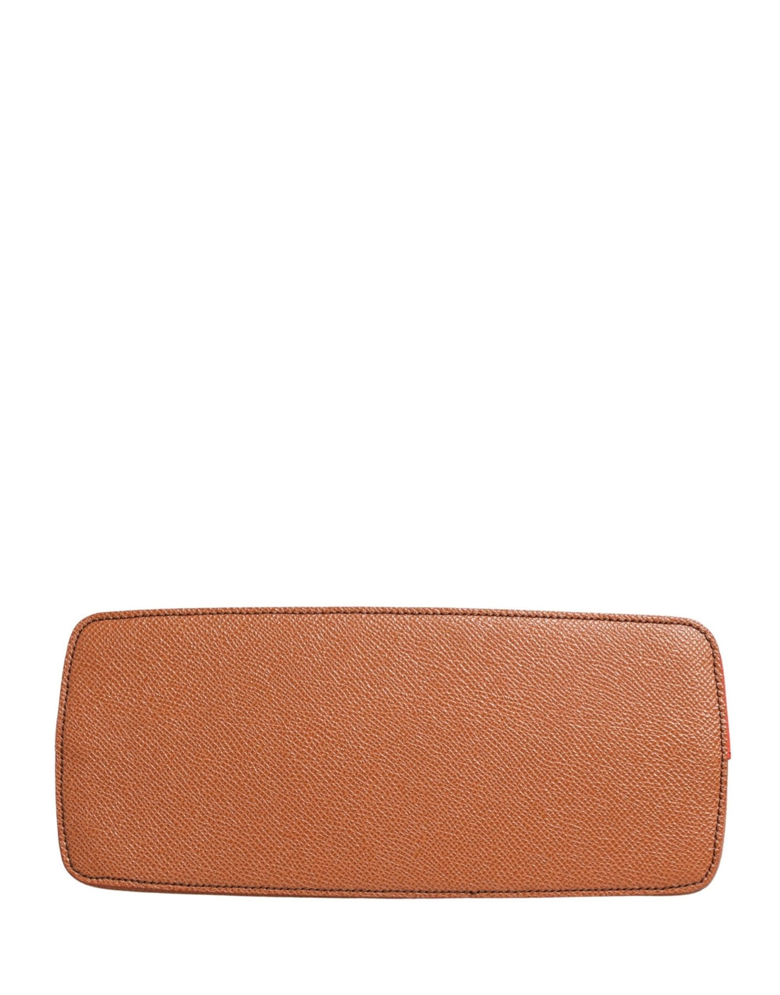 Dolce & Gabbana Orange Beige Leather DG Logo Zip Around Hand Purse Wallet - RIMODA