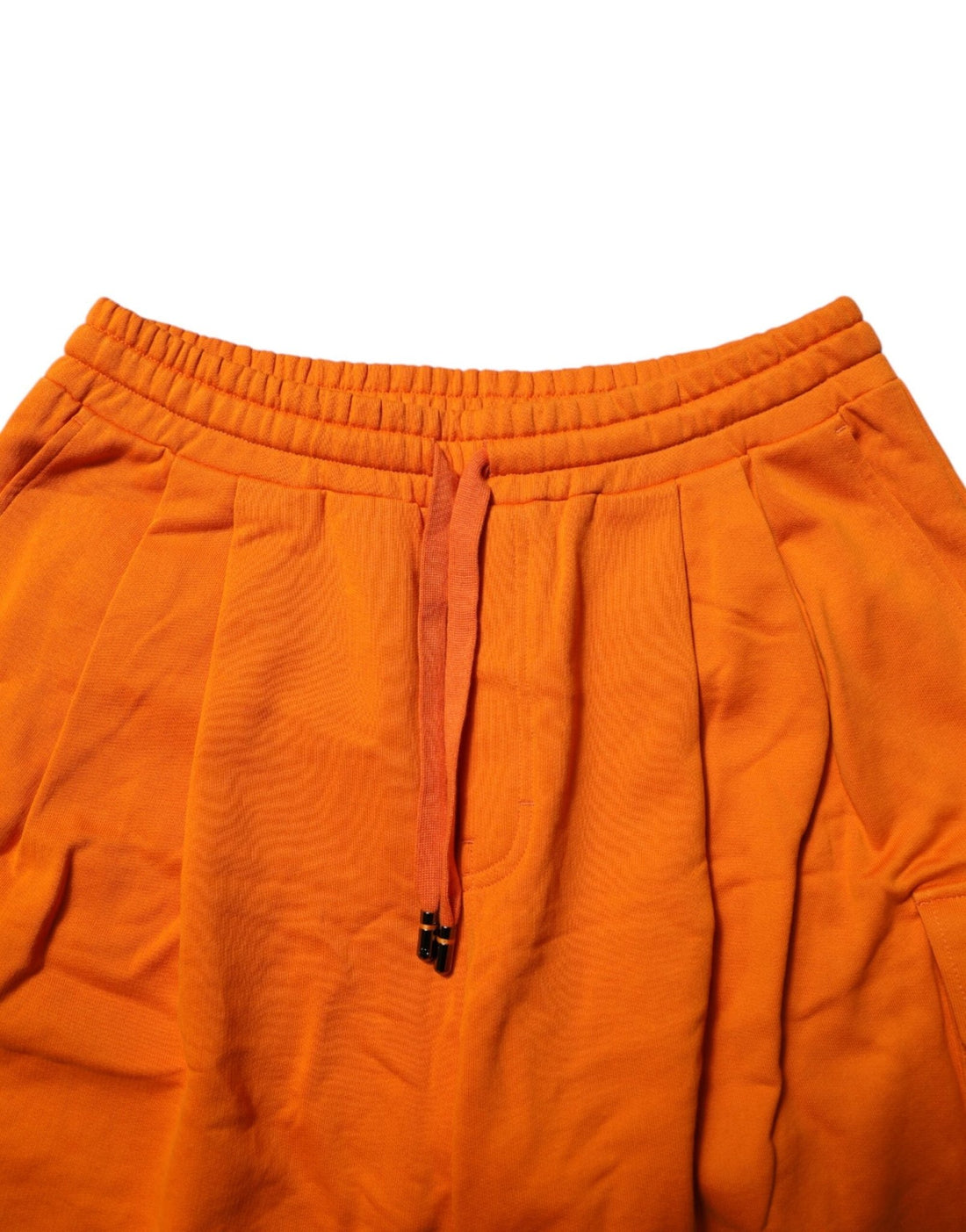 Dolce & Gabbana Orange Cotton Men Casual Cargo Bermuda Shorts - RIMODA