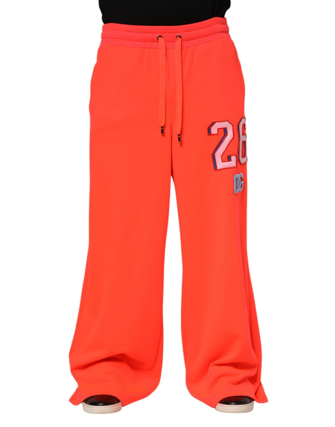 Dolce & Gabbana Orange Polyester Jogger Men Sweatpants Pants - RIMODA